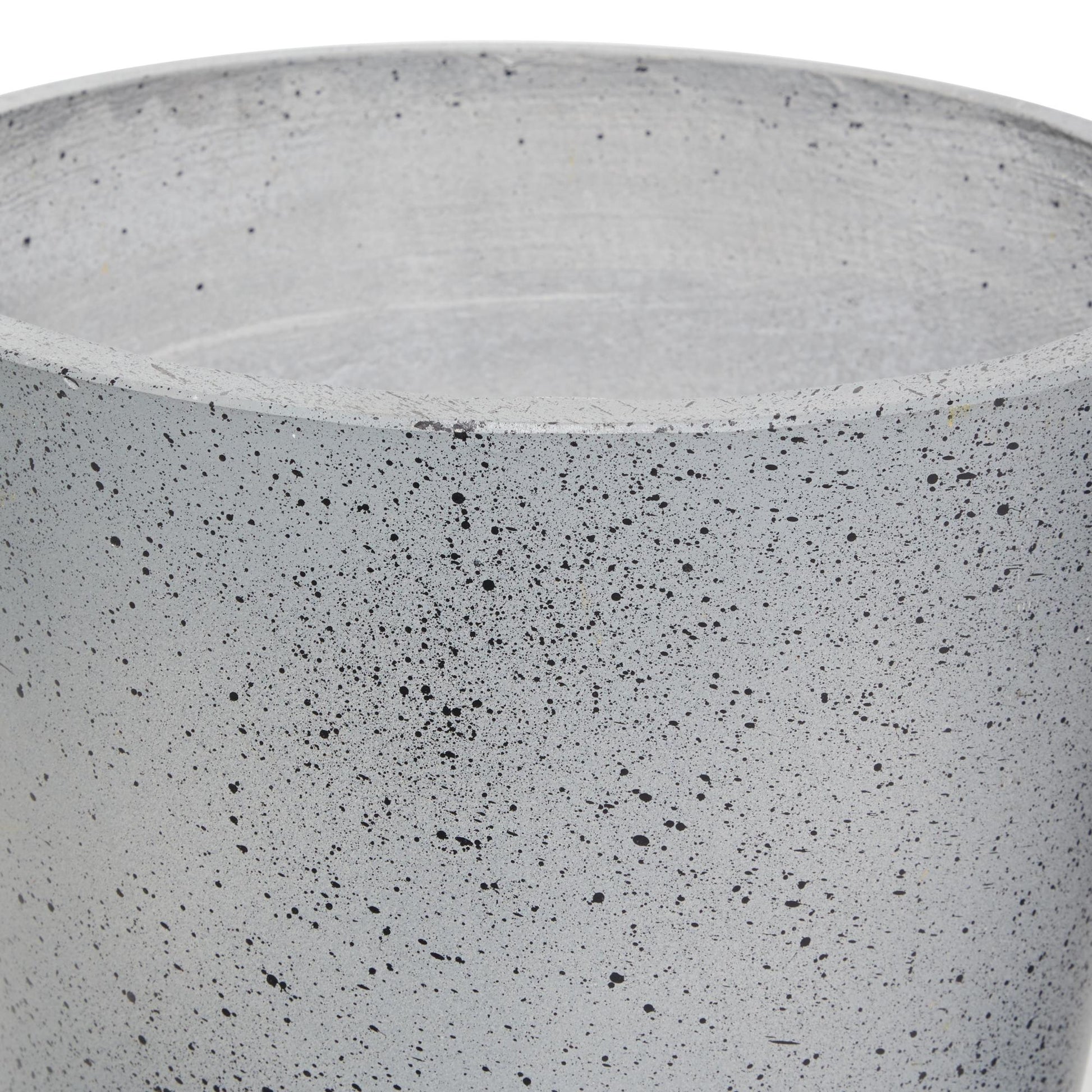 Set of 2 Gray Magnesium Oxide Planter