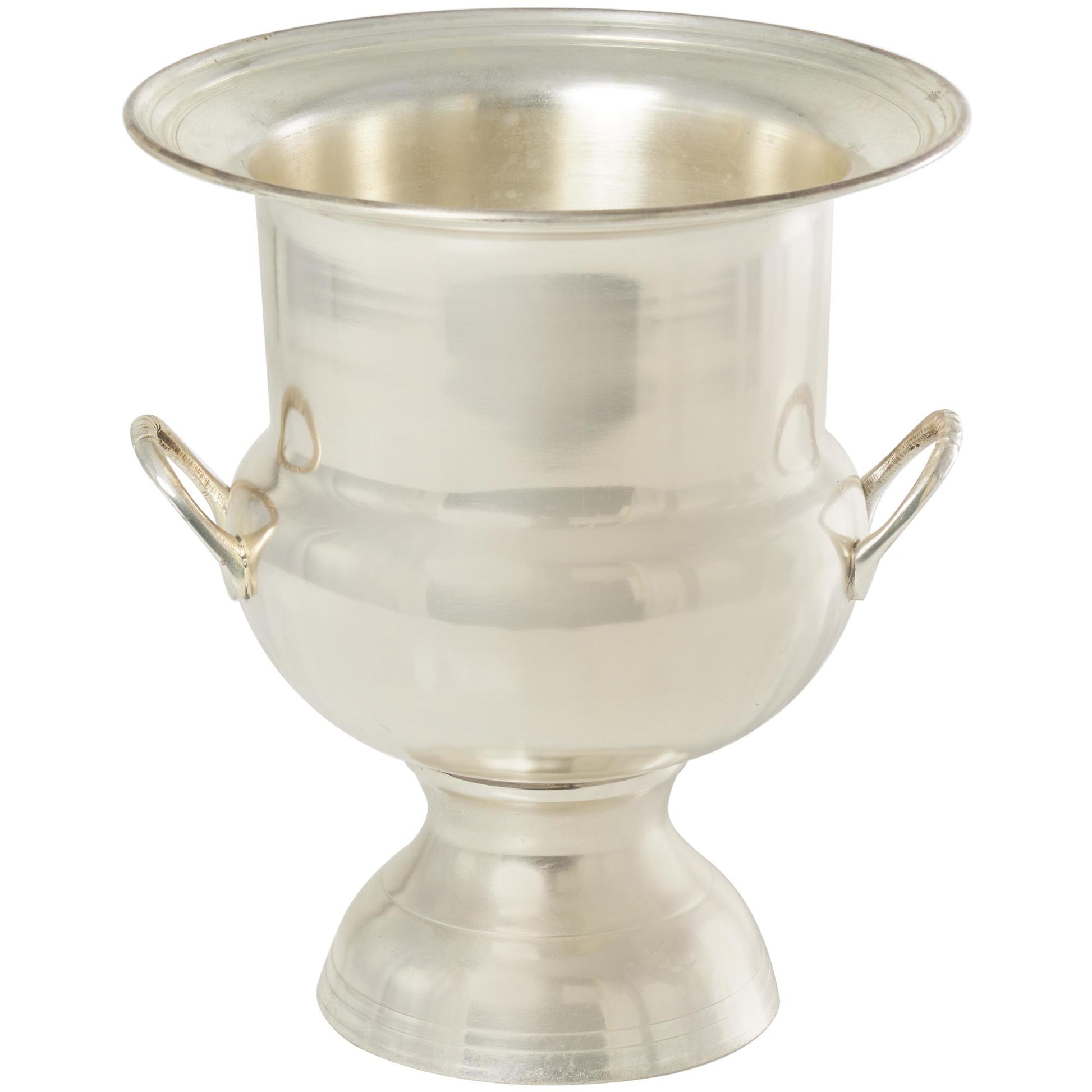 Silver Metal 2 Bottle Decorative Ice Bucket