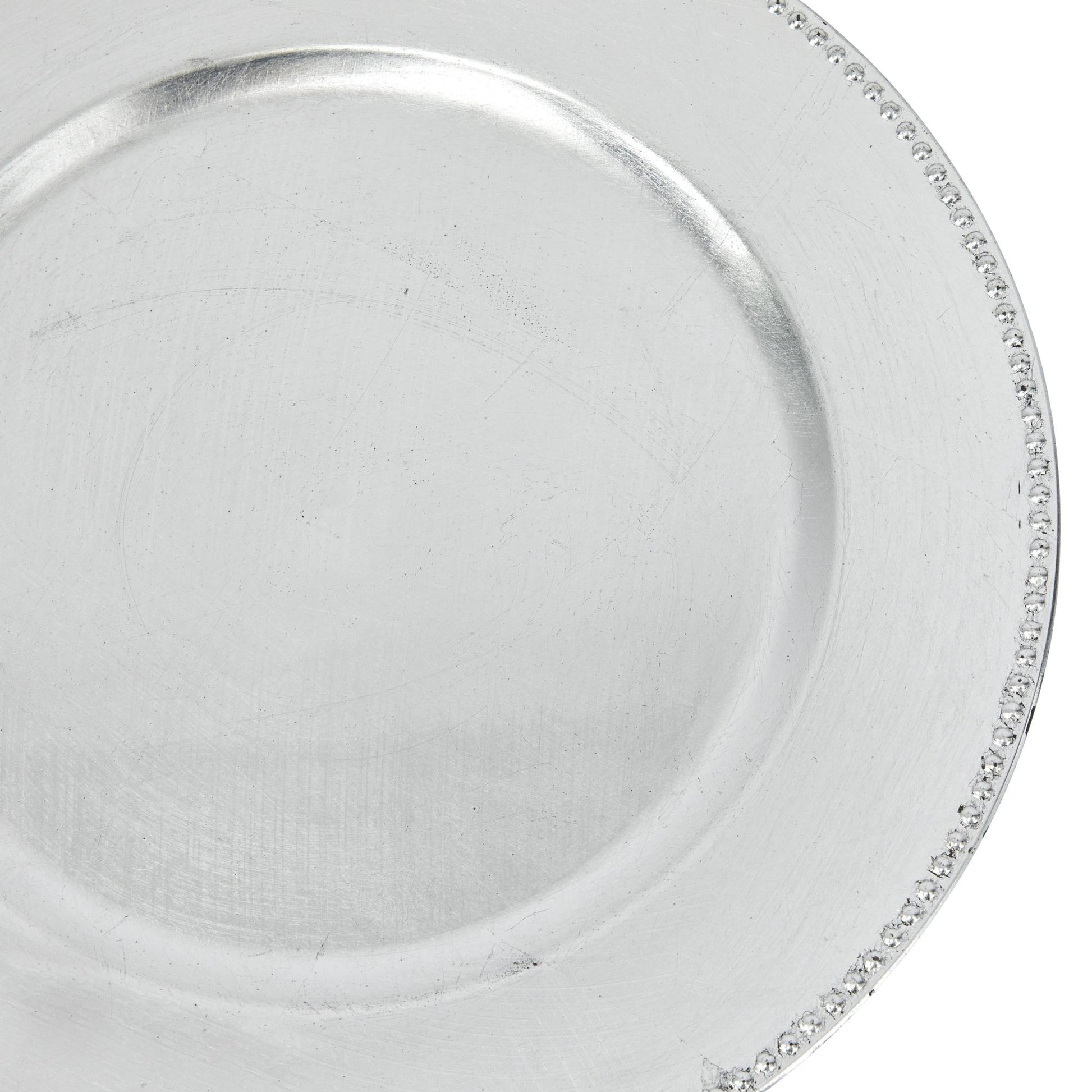 Set of 8 Plate Melamine Plastic Decorative Charger