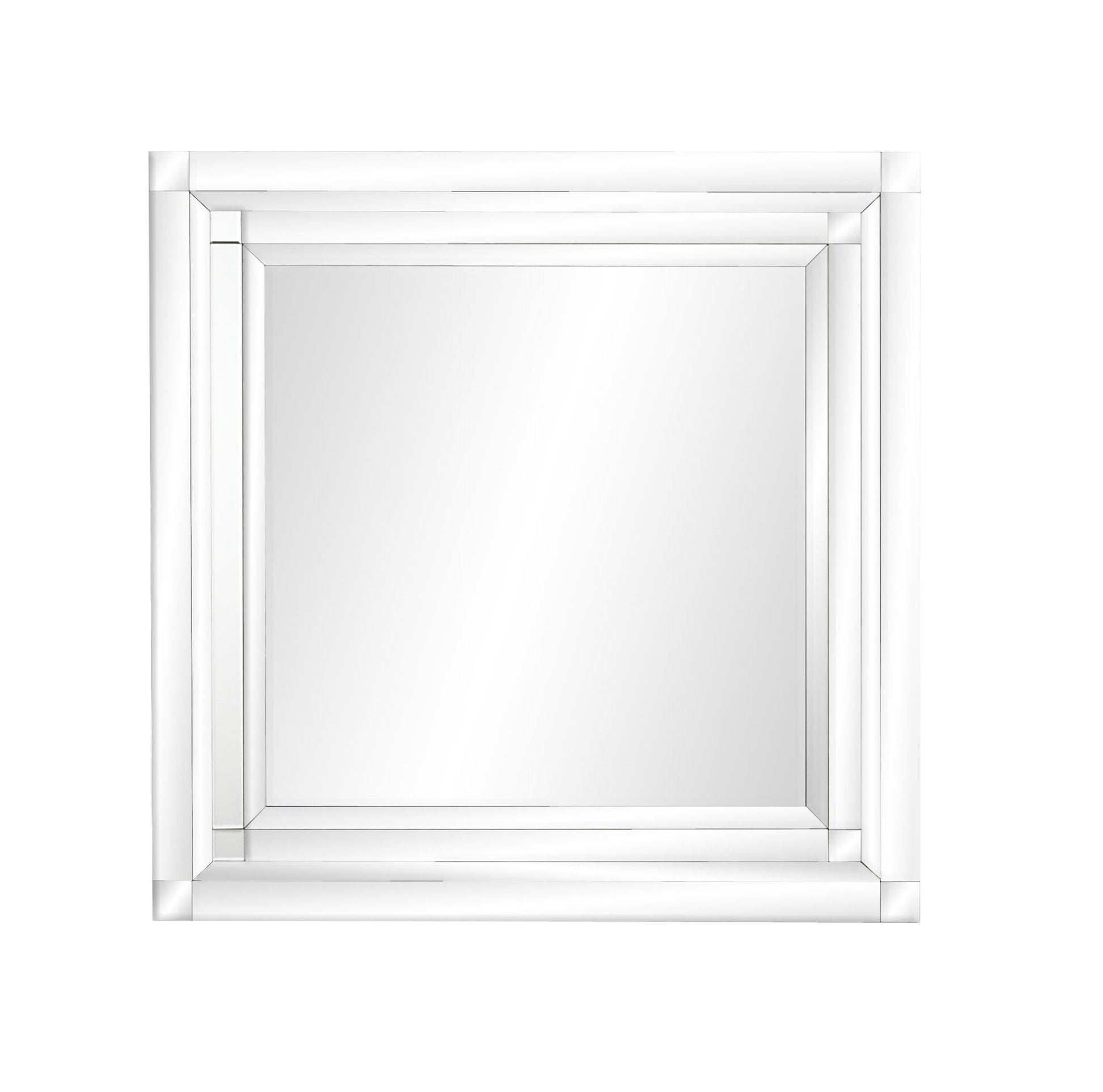 Silver Glass Room Wall Mirror