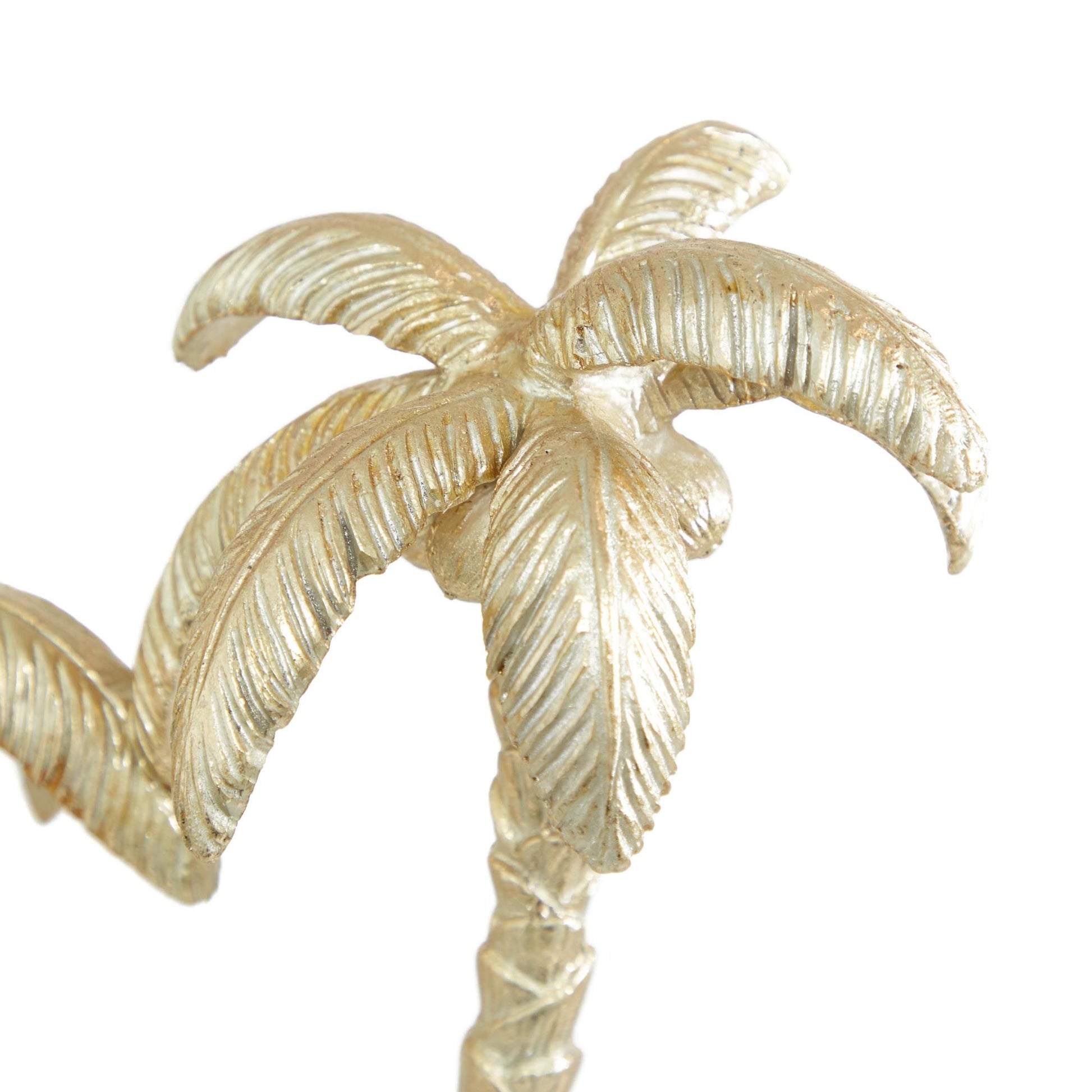 Palm Tree Gold Polyresin Decorative Sculpture