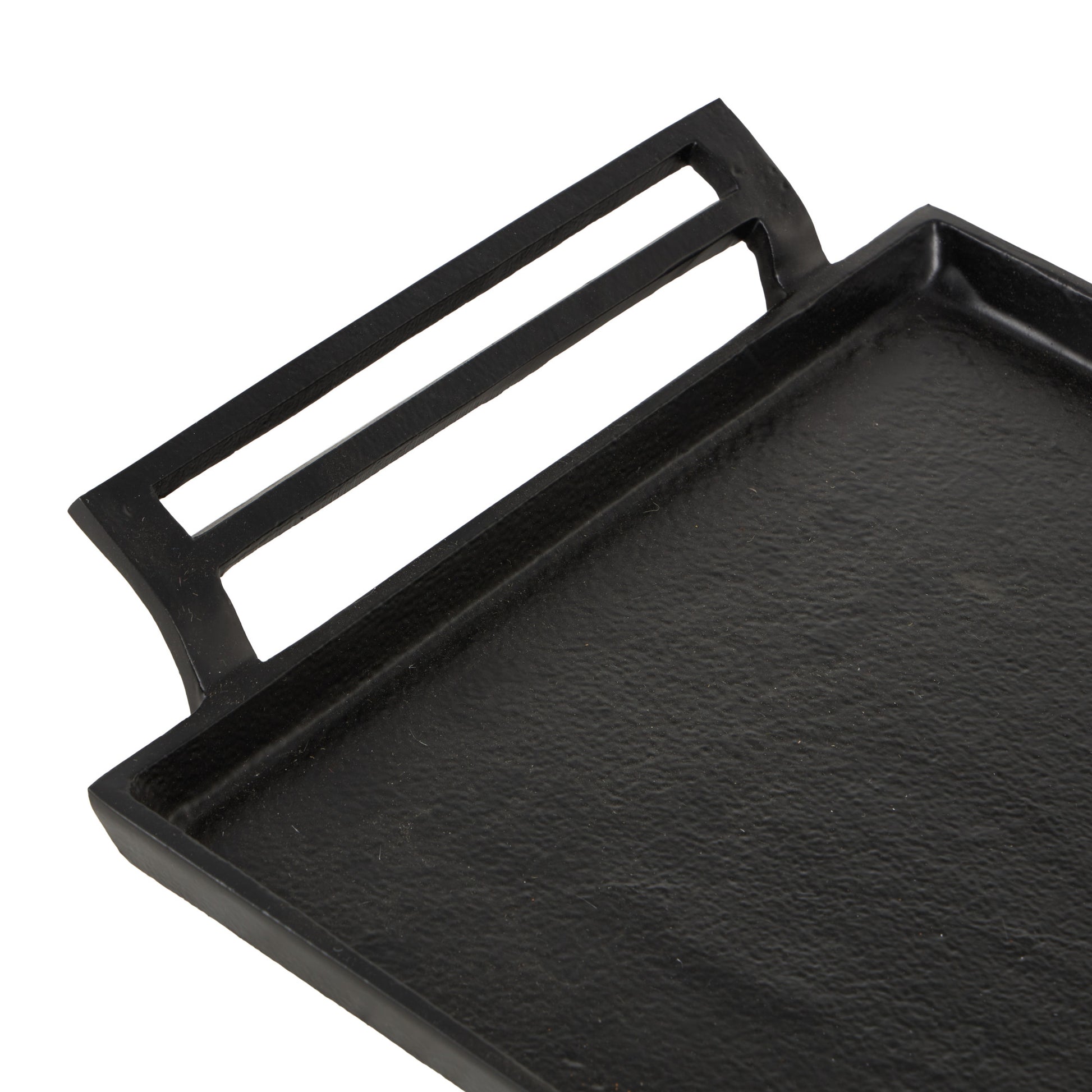 Aluminum Metal Living Room Decor Tray with Handles