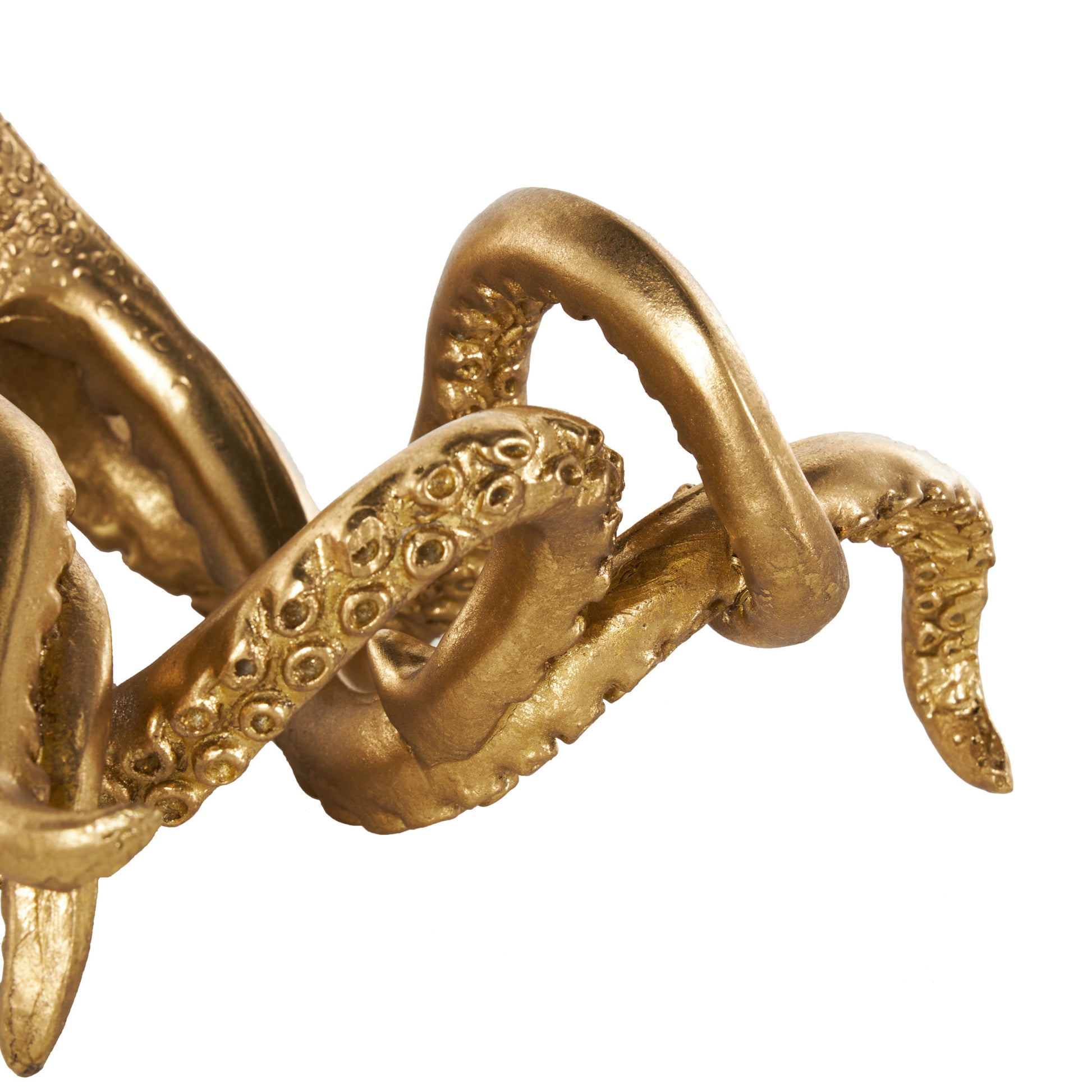 Octopus Gold Resin Single Bottle Kitchen Wine Holder