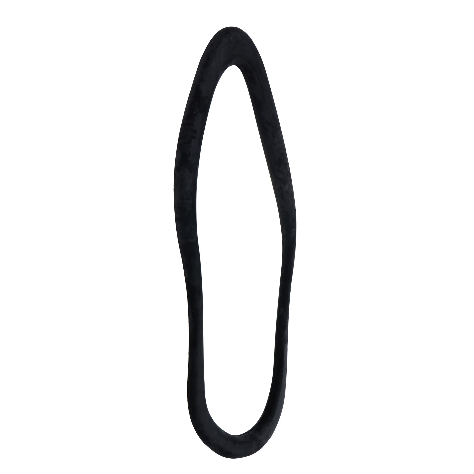 Abstract Velvet Wavy Room Wall Mirror