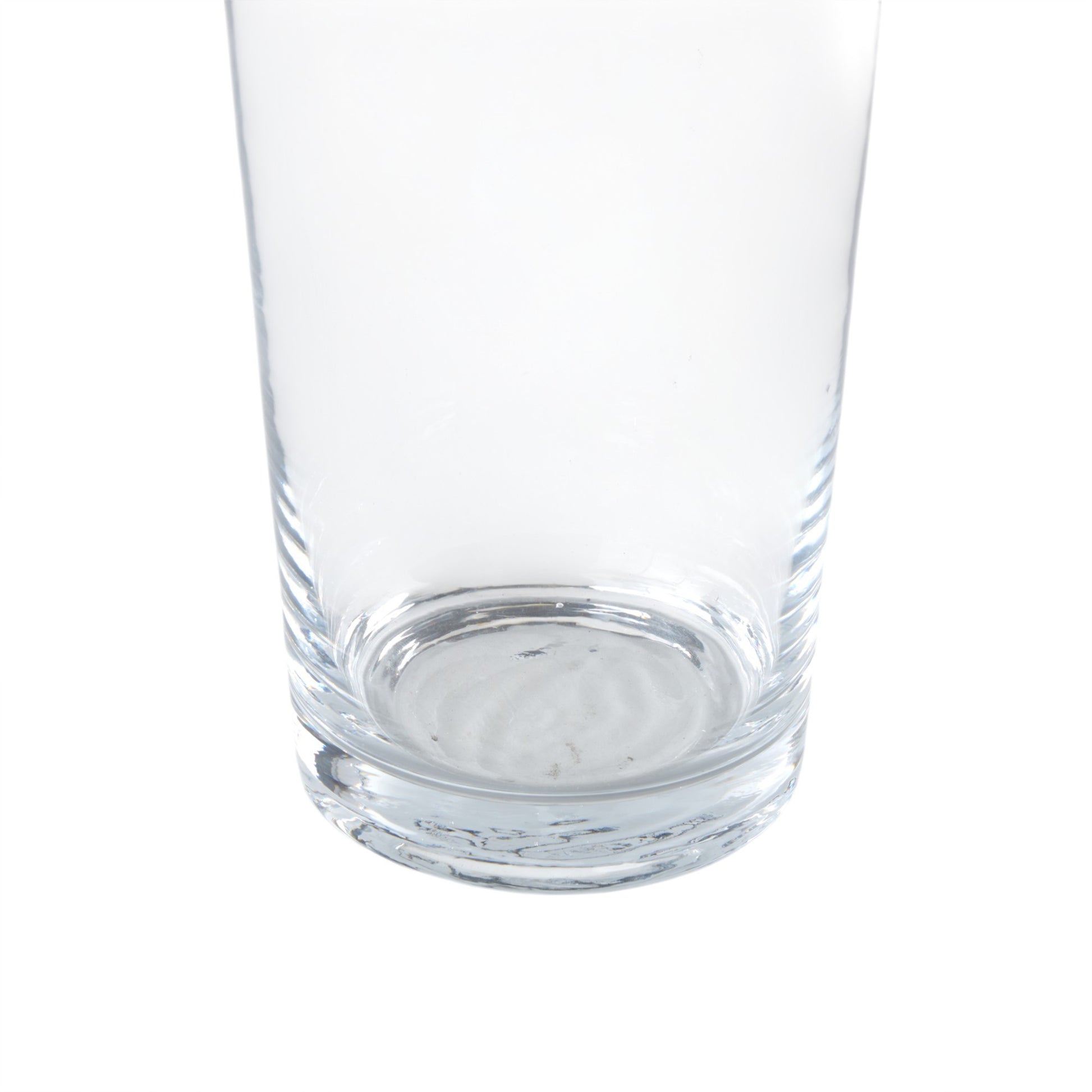 Clear Glass Tall Decorative Vase