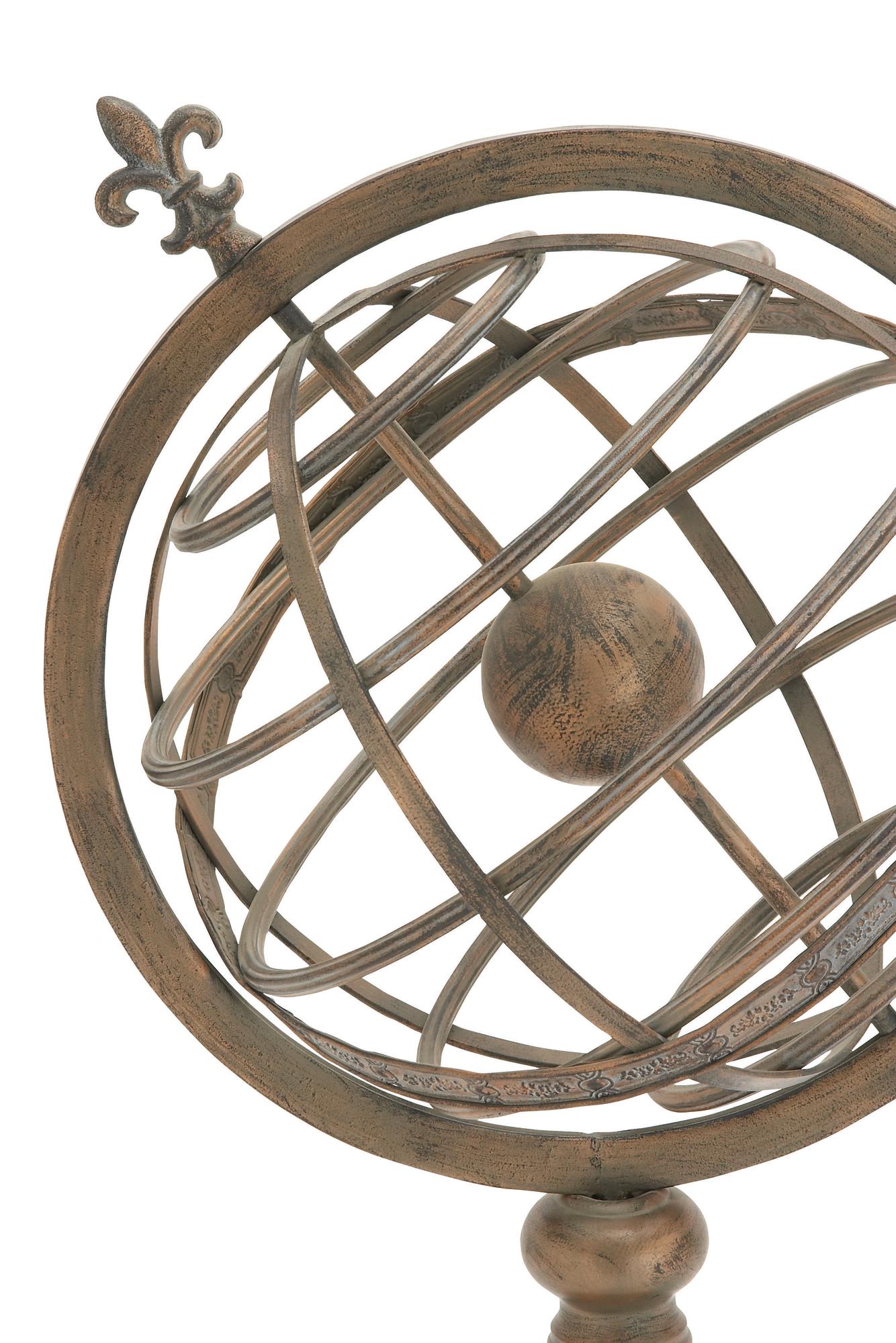 Compass Brass Metal Educational Globe