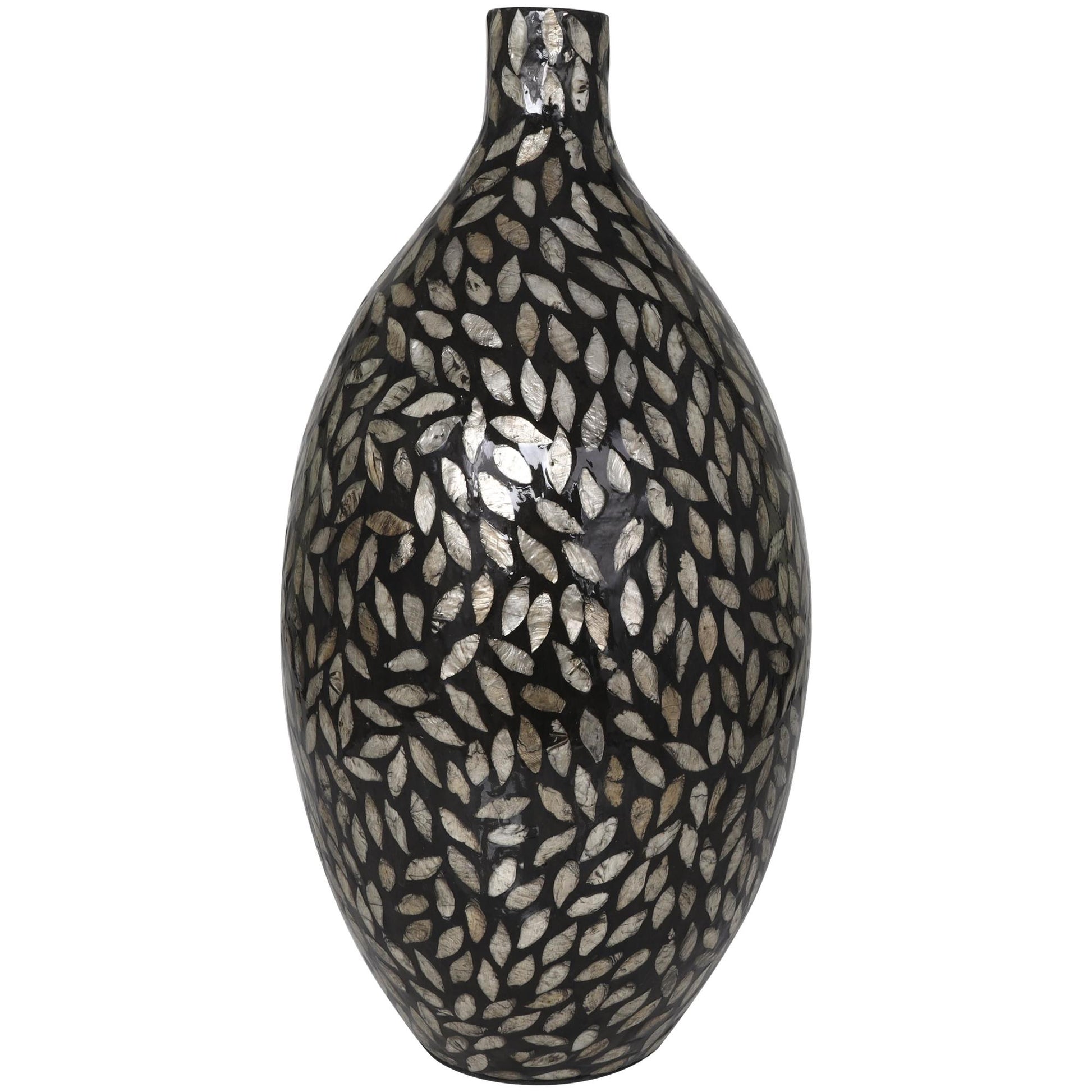 Mother of Pearl Shell Handmade Mosaic Inspired Decorative Vase