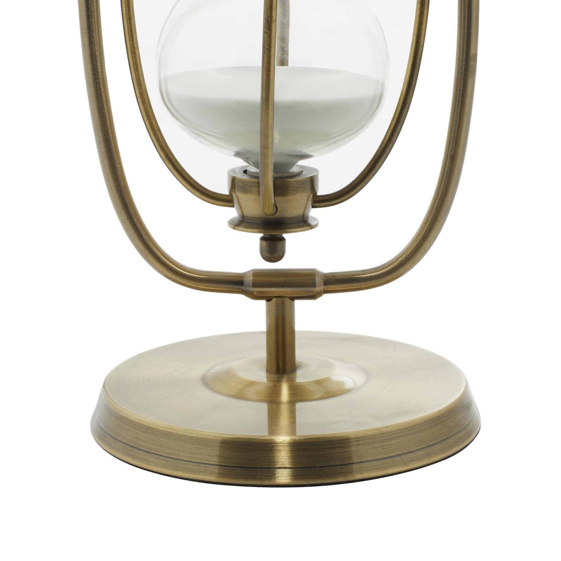 Armillary Metal Hourglass Sand Hourglass Timer with Rotating Stand