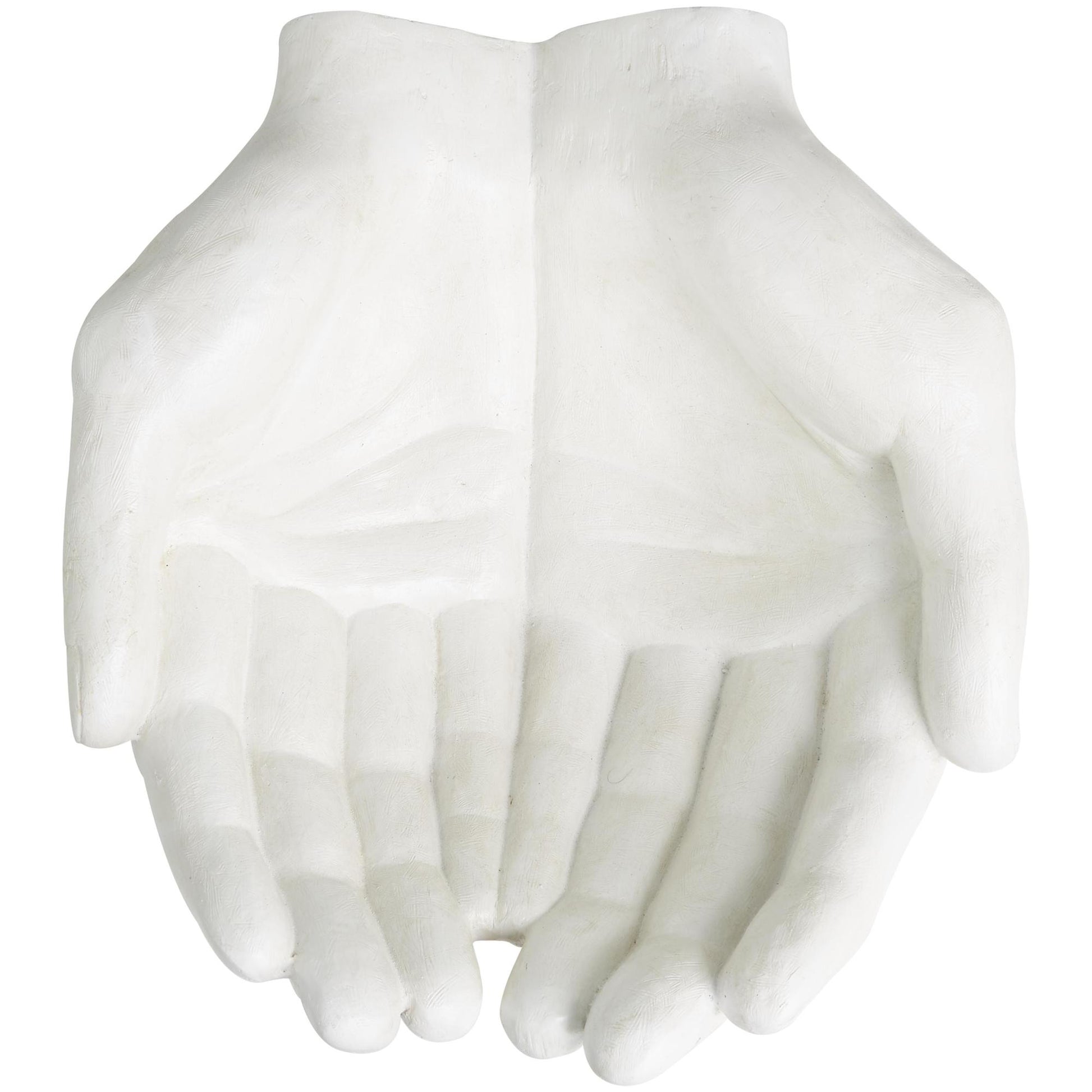 Hands Polystone Open Decorative Sculpture