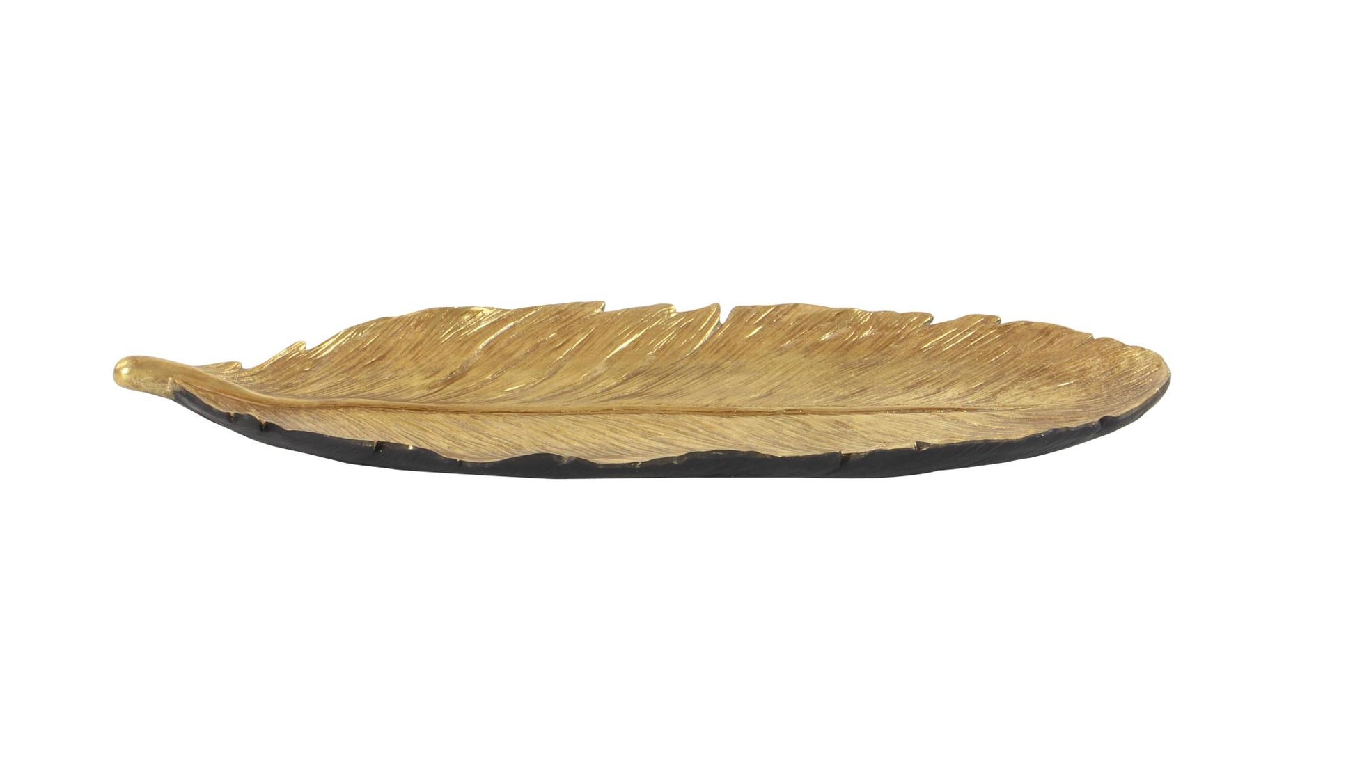 Bird Polystone Feather Large Decorative Bowl