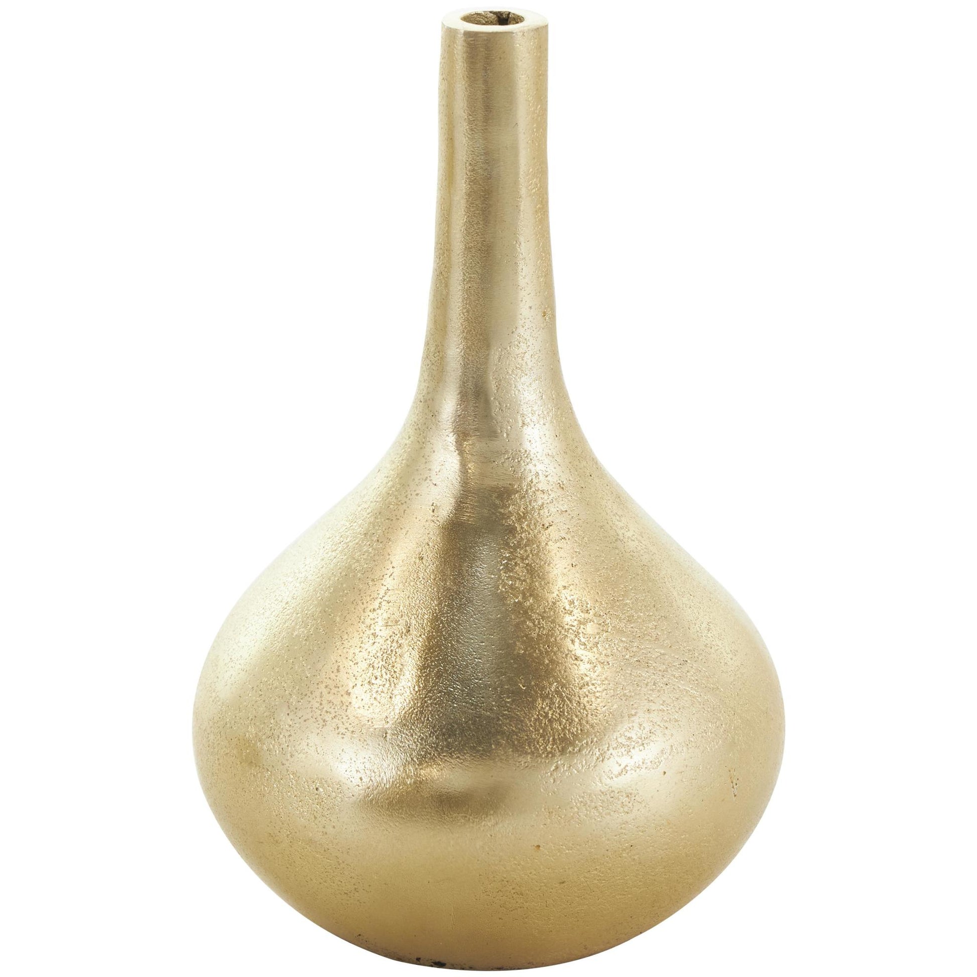 CosmoLiving by Cosmopolitan Set of 3 Aluminum Metal Decorative Vase with Varying Shapes