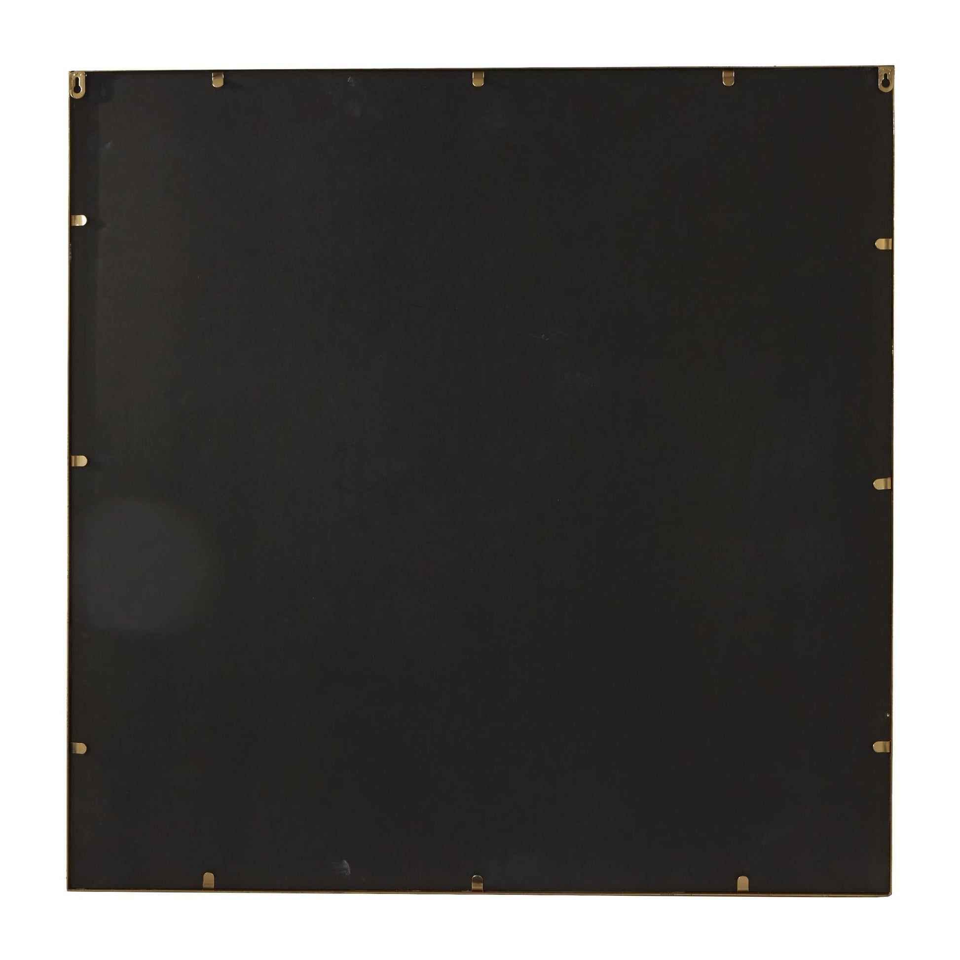 CosmoLiving by Cosmopolitan Gold Metal Window Pane Inspired Room Wall Mirror