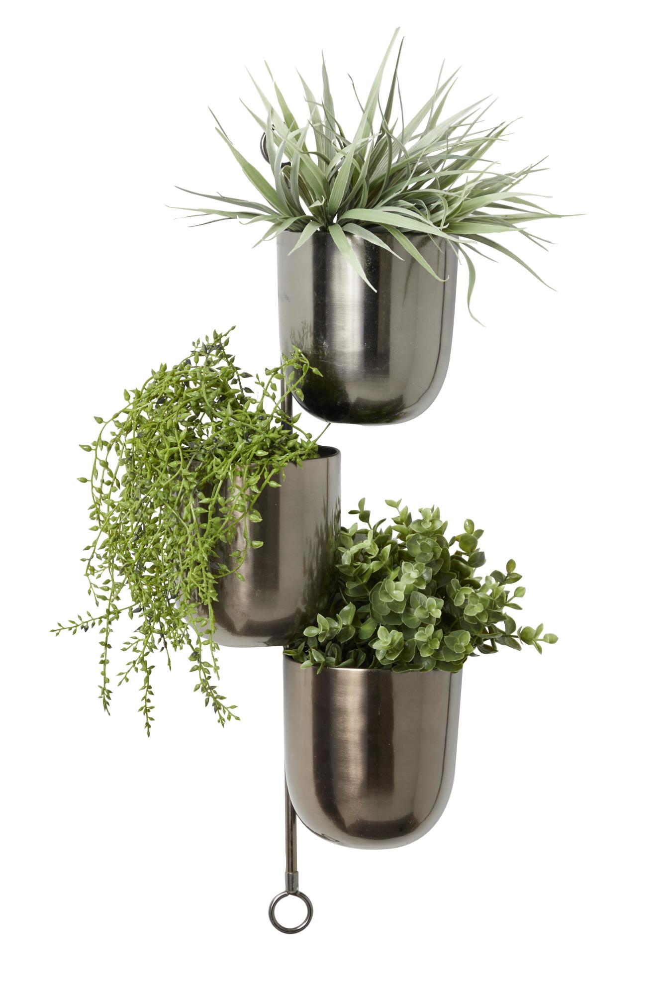 Metal Layered Indoor Outdoor Wall Planter