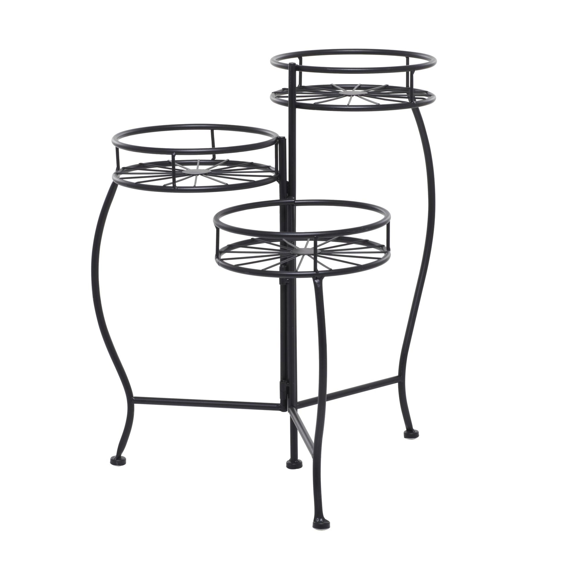 Starburst Metal 3 Tier Indoor Outdoor Plantstand
