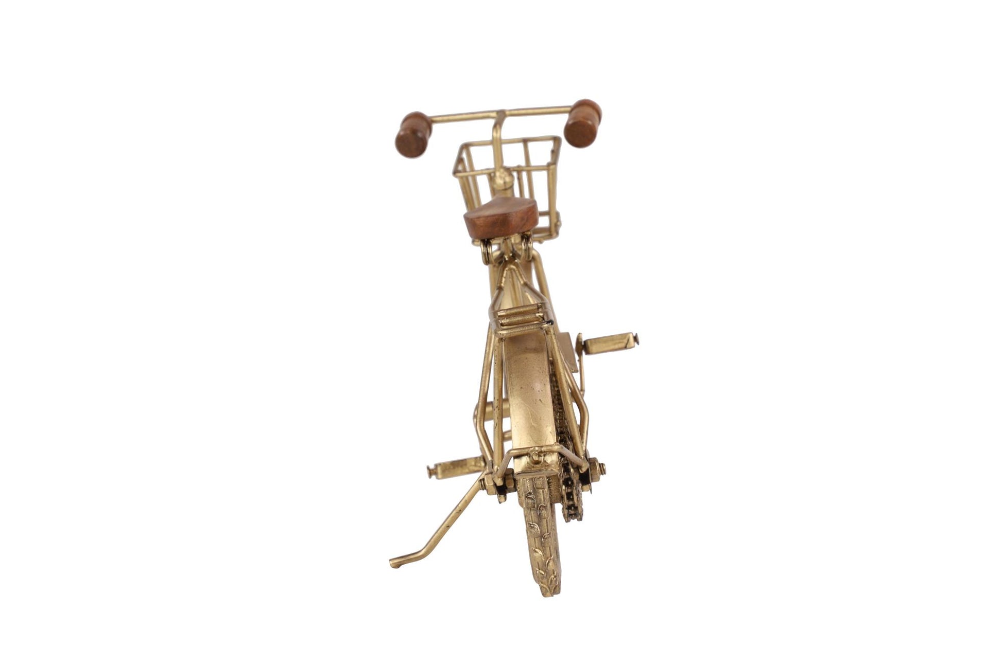 Bike Gold Metal Decorative Sculpture