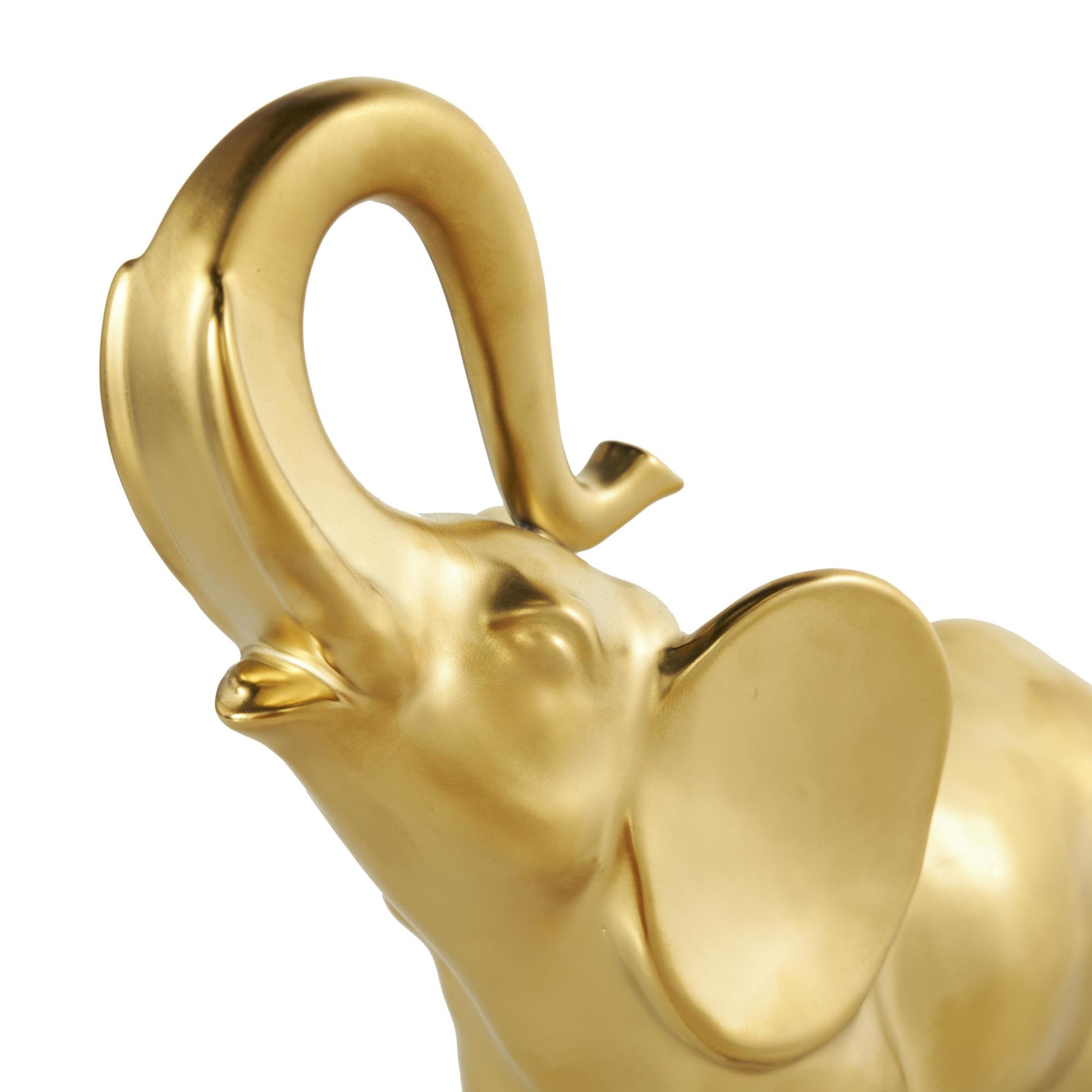 Elephant Ceramic Standing Decorative Sculpture