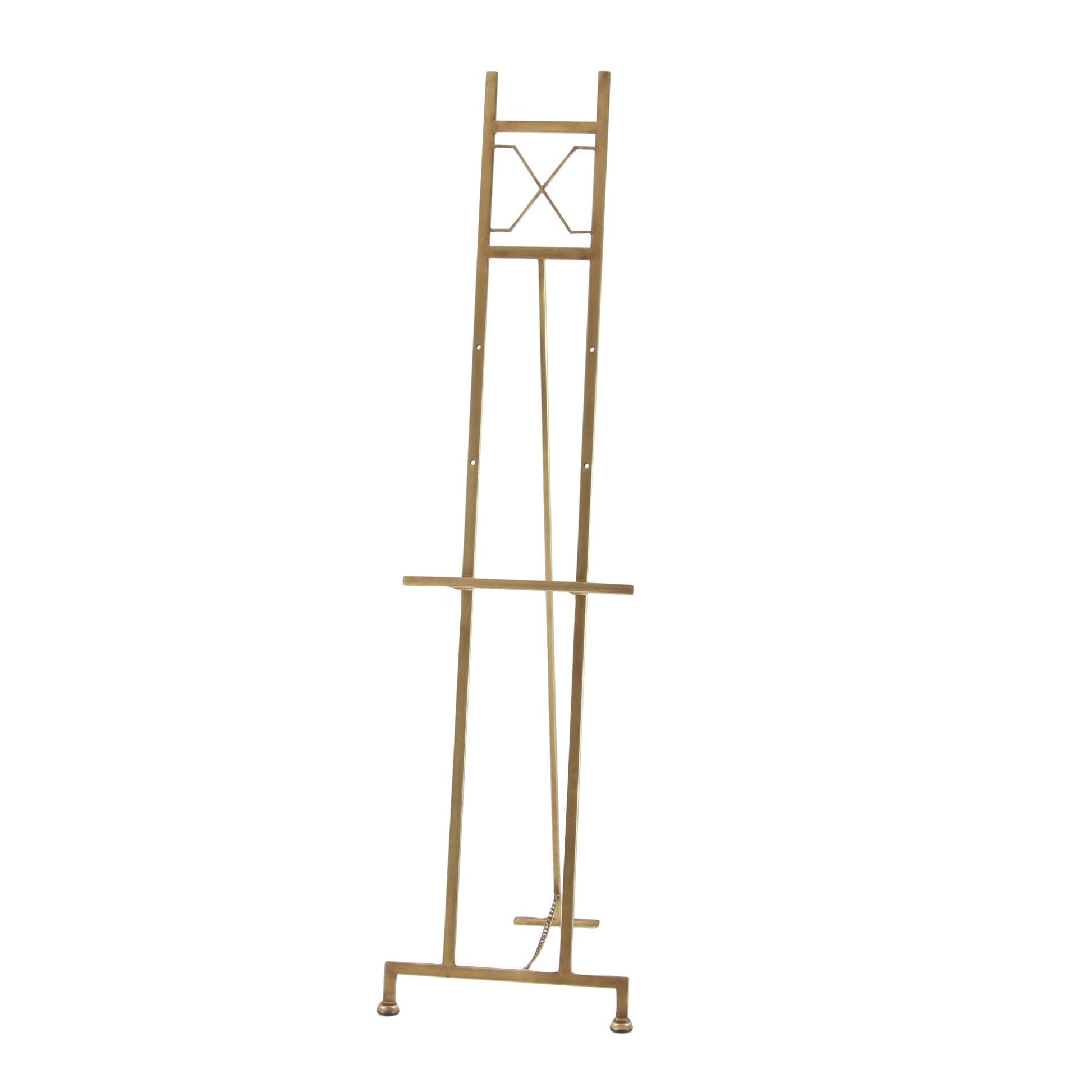 Metal Extra Large Adjustable 3 Tier Display Easel with Chain Support 16" x 19" x 57"