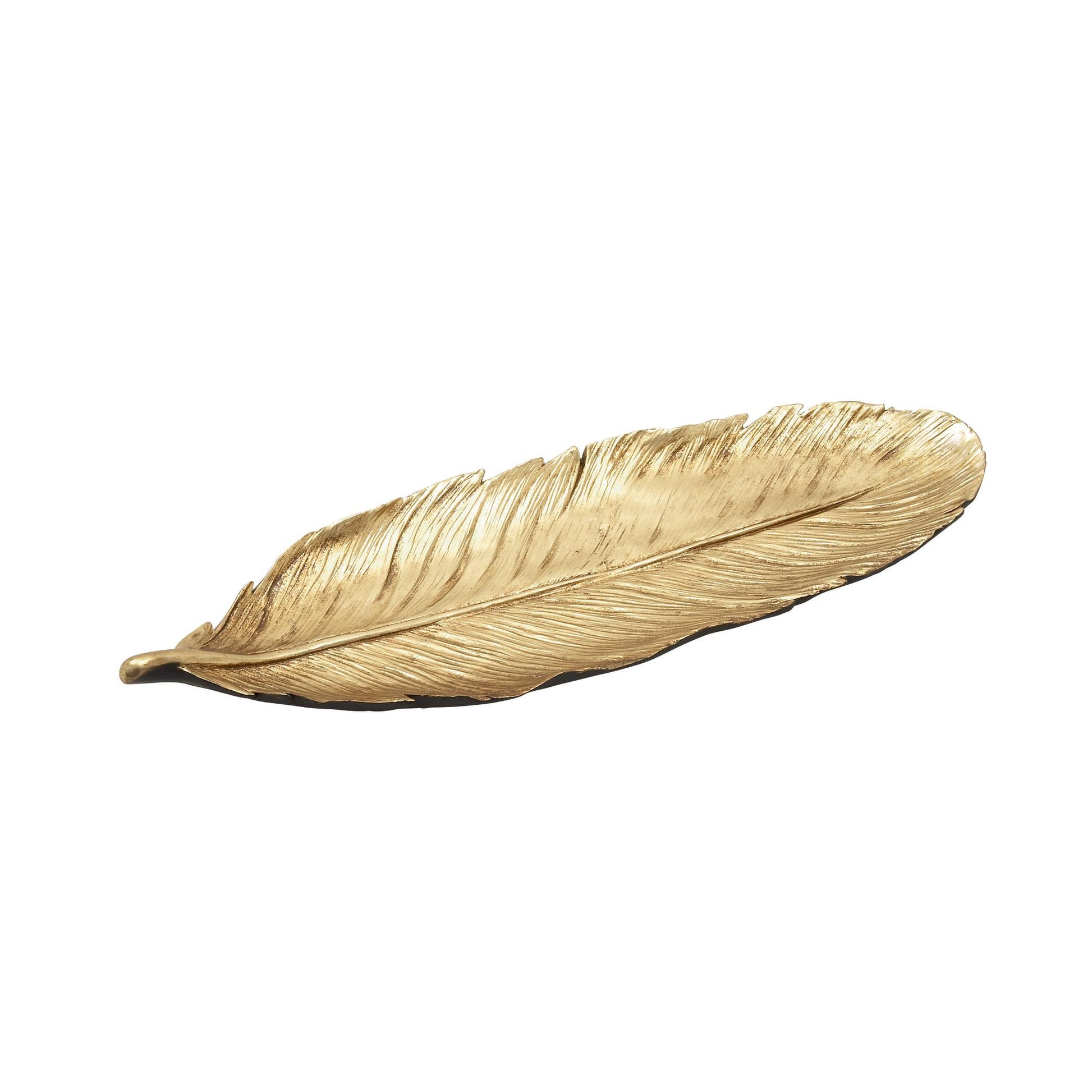 Bird Polystone Feather Large Decorative Bowl