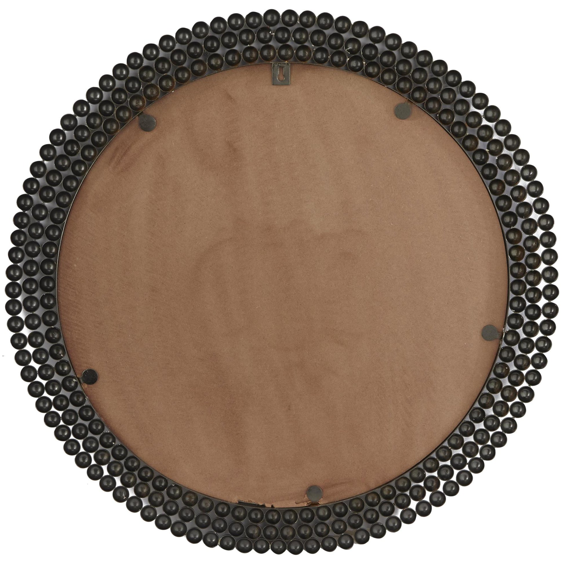 CosmoLiving by Cosmopolitan Metal Layered Beaded Room Wall Mirror