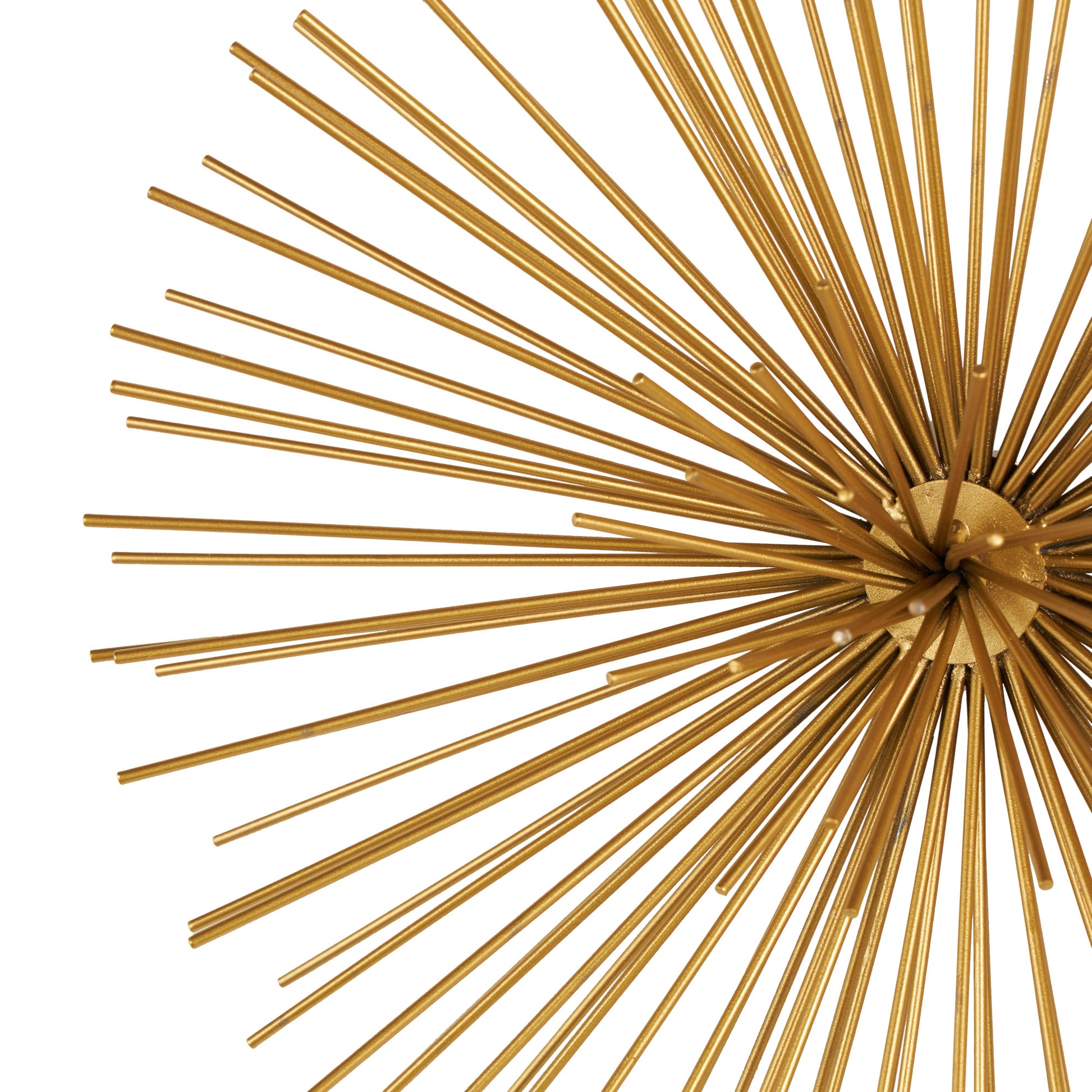 Set of 3 Starburst Metal 3D Short Spike Home Wall Decor