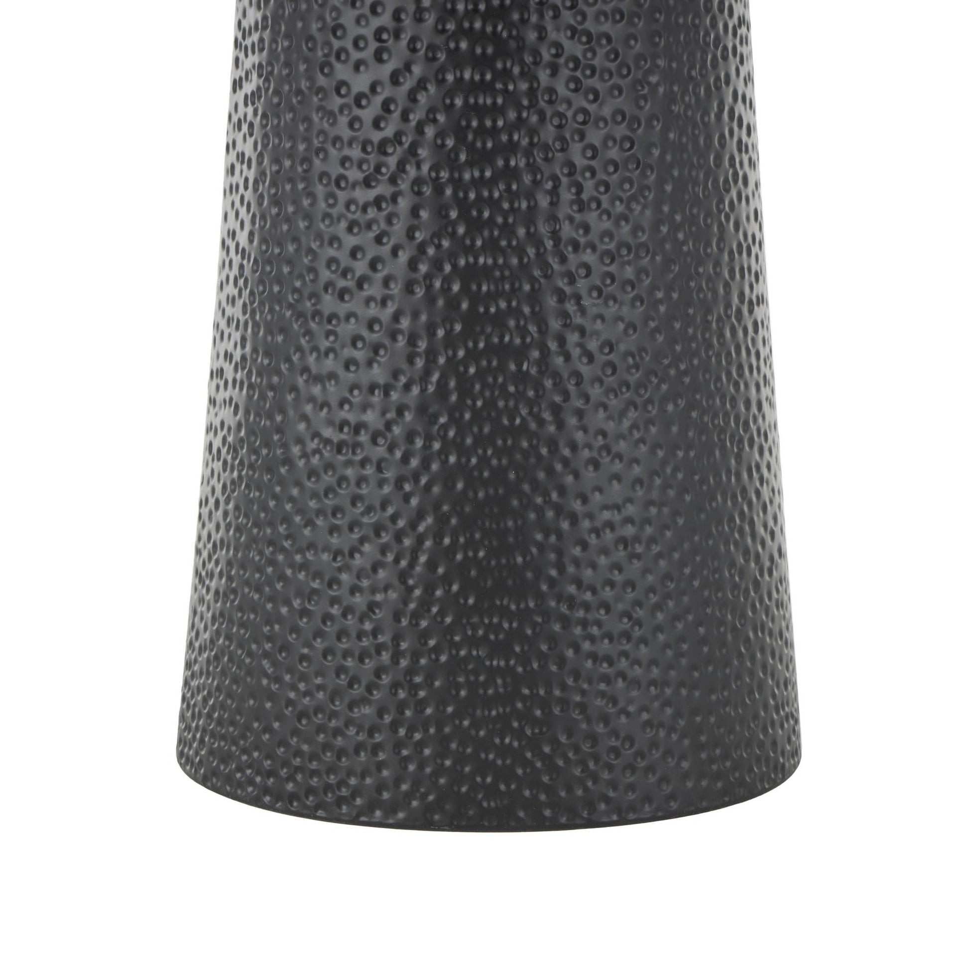 Black Metal Handmade Side End Accent Table with Rope Tabletop