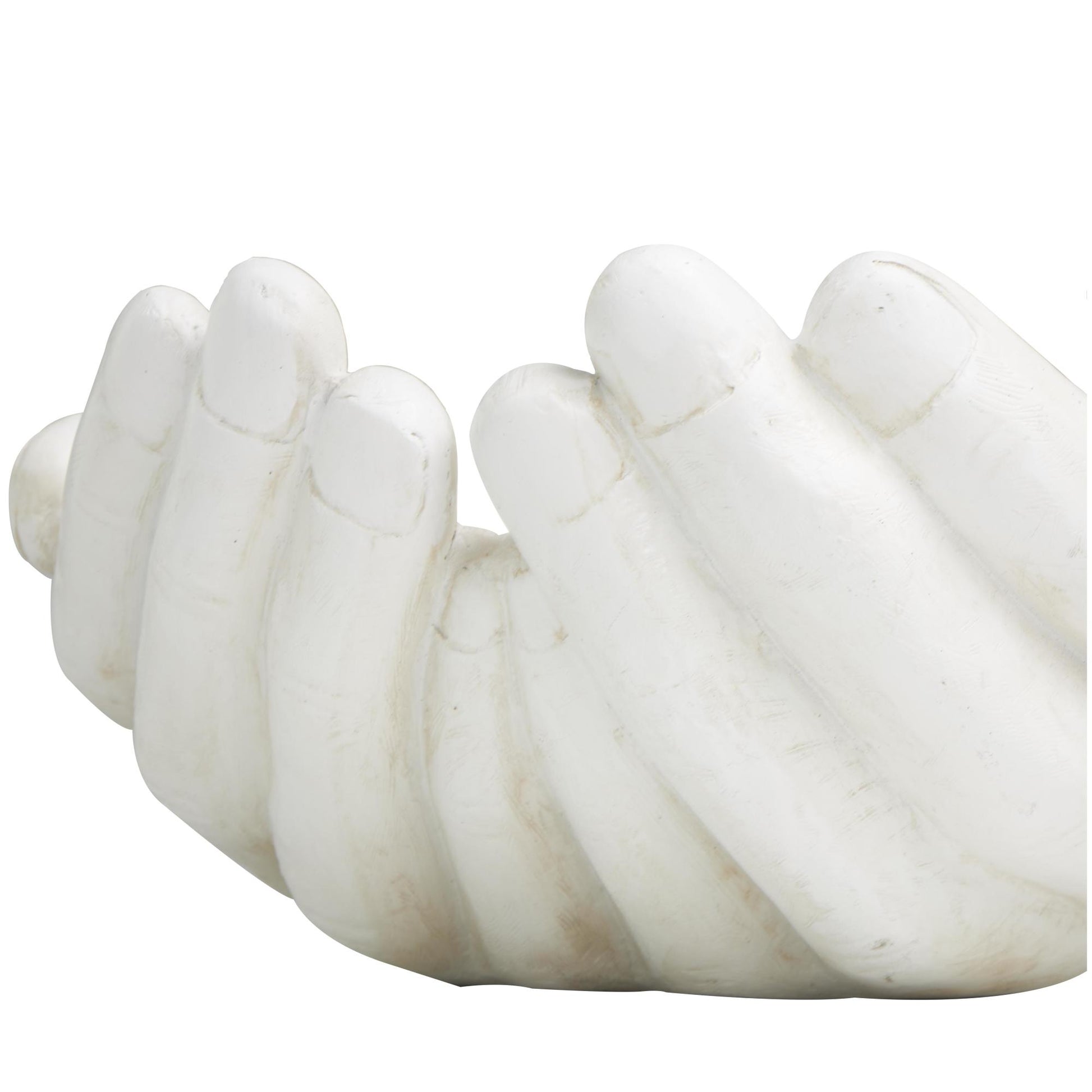 Hands Polystone Open Decorative Sculpture