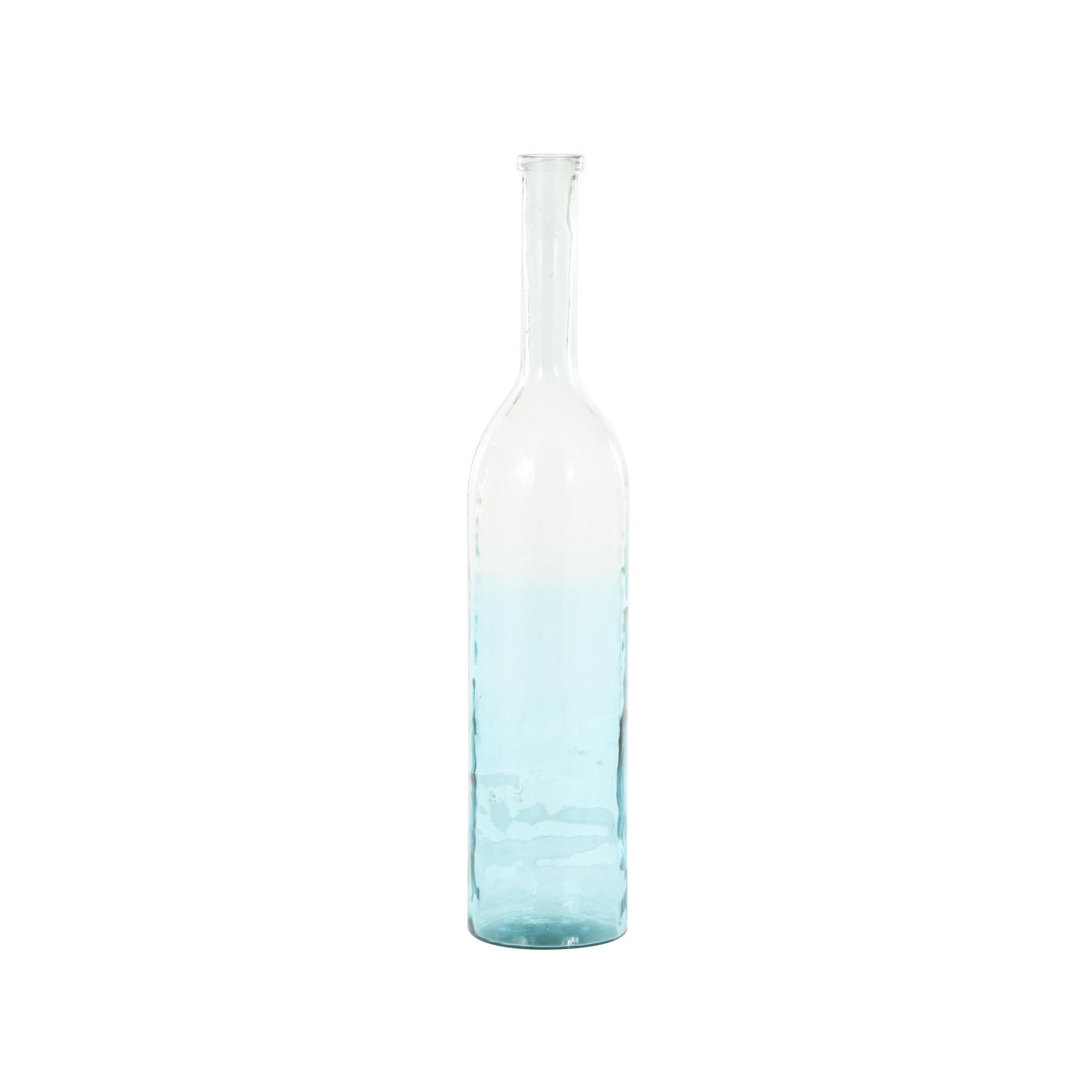Recycled Glass Handmade Spanish Decorative Vase 8" x 8" x 40"