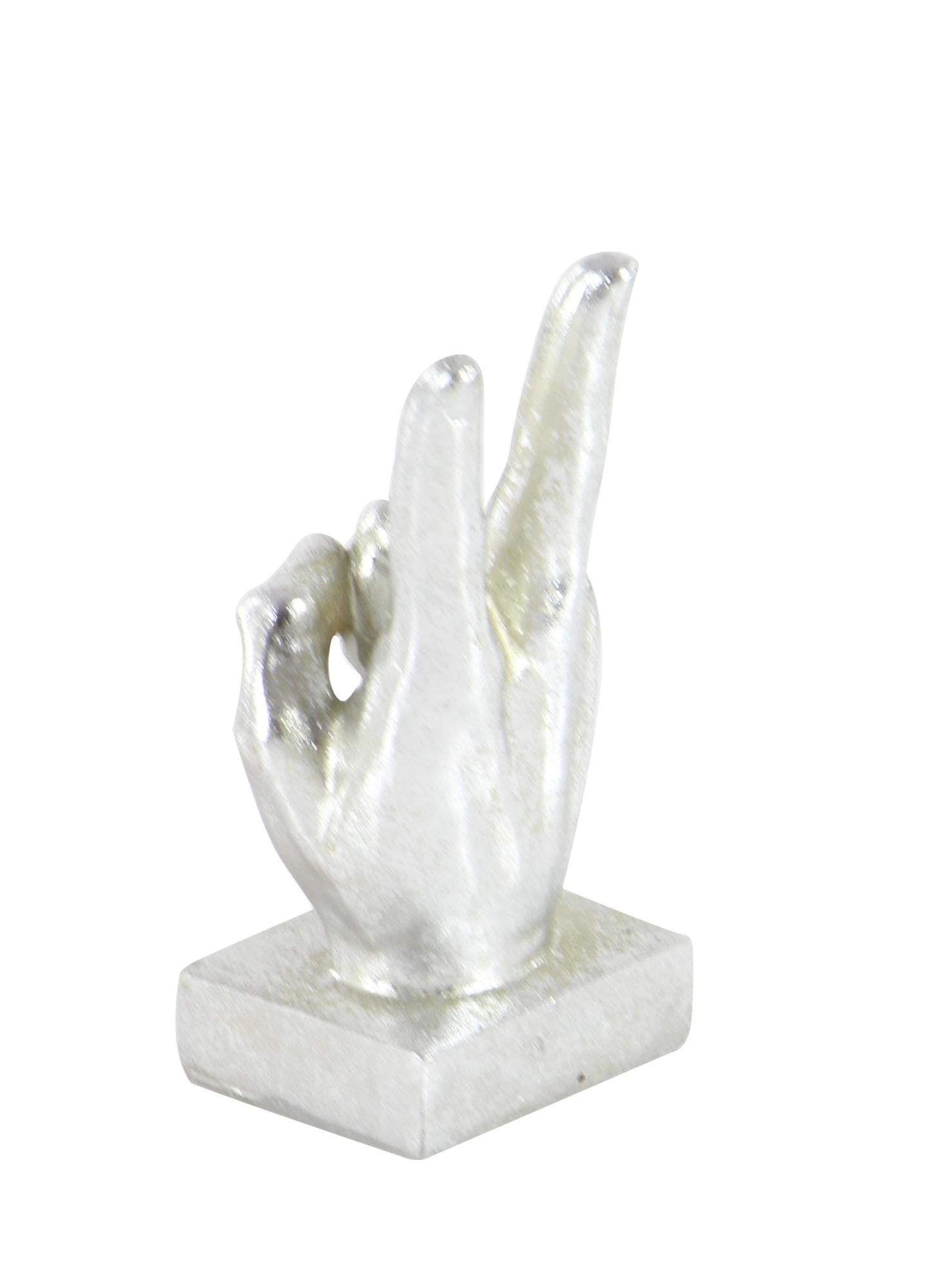 CosmoLiving by Cosmopolitan Set of 3 Hands Polystone Decorative Sculpture