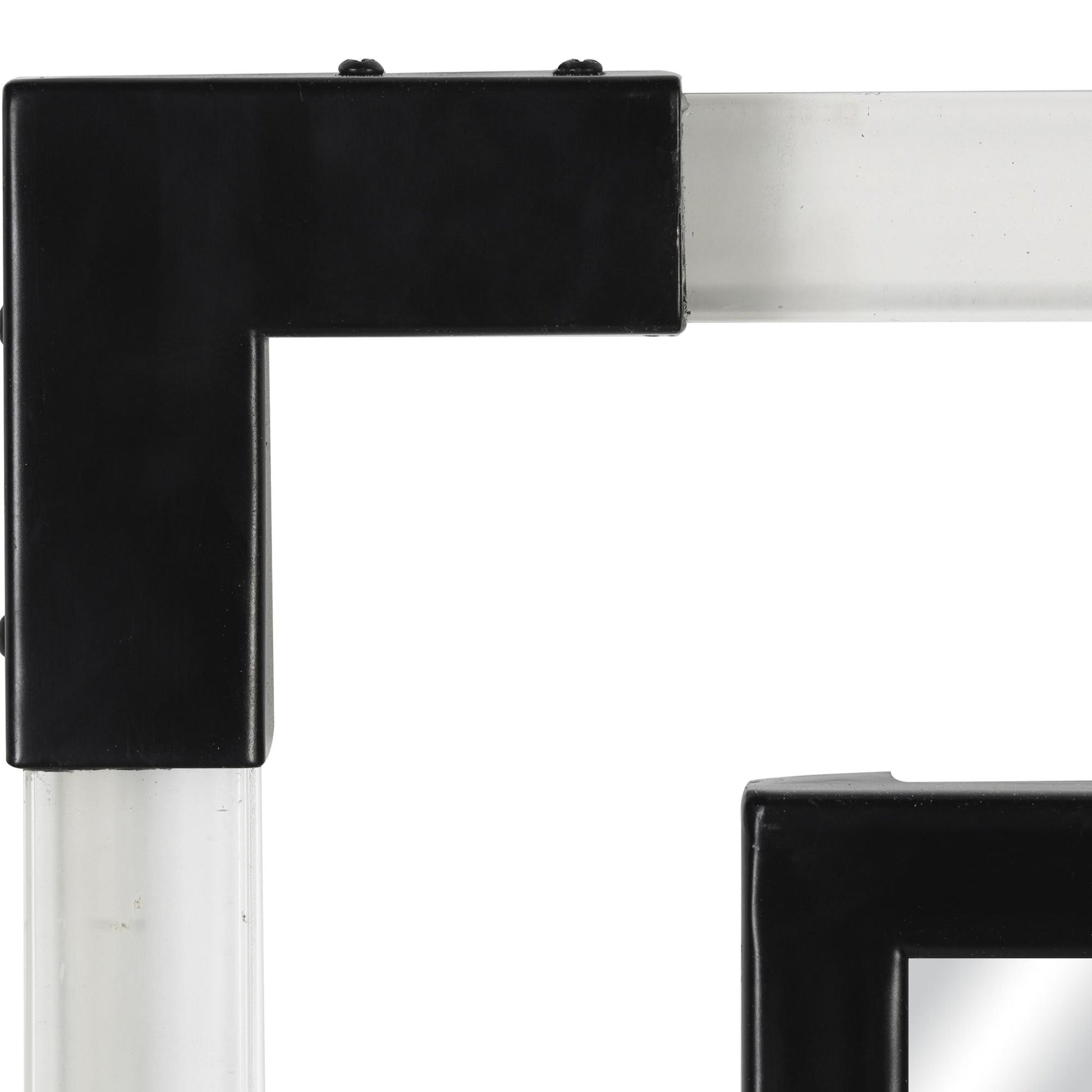 Metal Double Framed Room Wall Mirror with Acrylic Frame