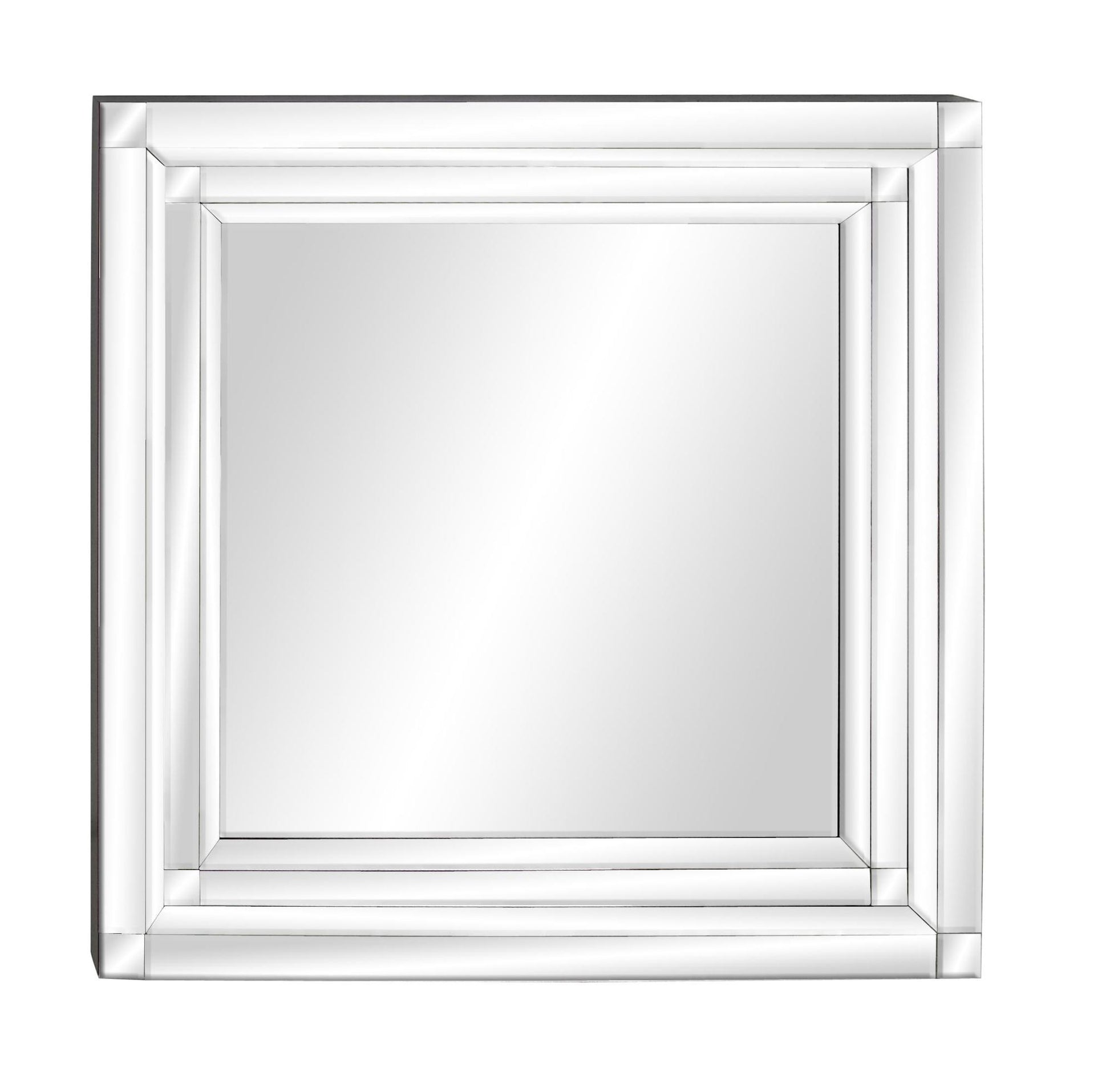 Silver Glass Room Wall Mirror