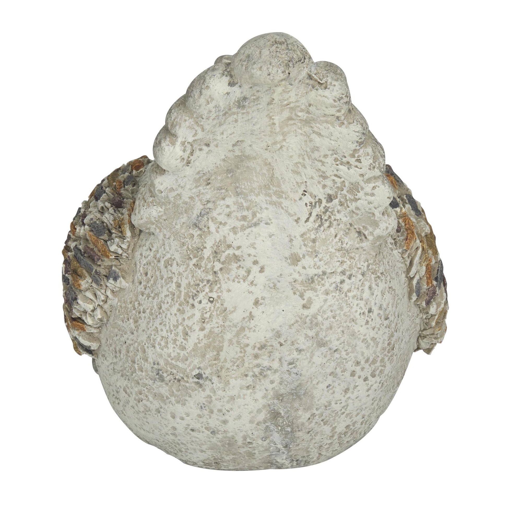 Chicken Gray Polystone Indoor Outdoor Decorative Garden Sculpture