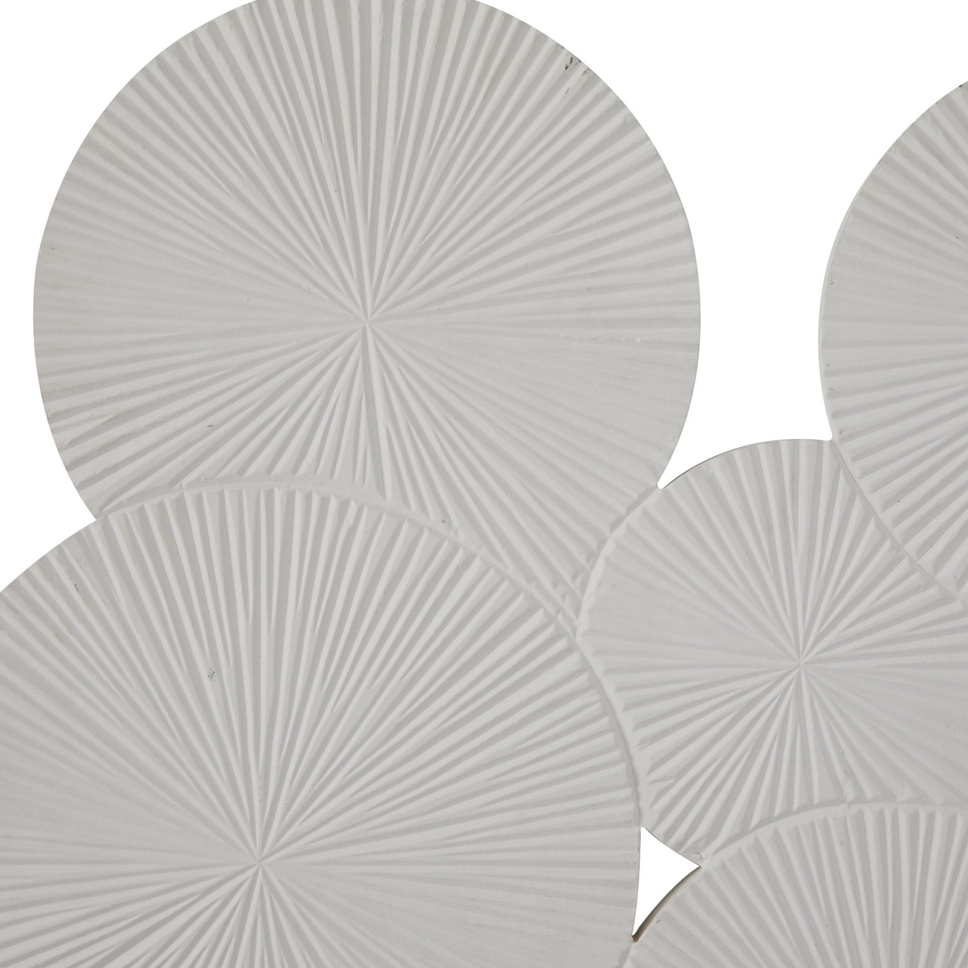 Plate Wood Carved Pinwheel Home Wall Decor