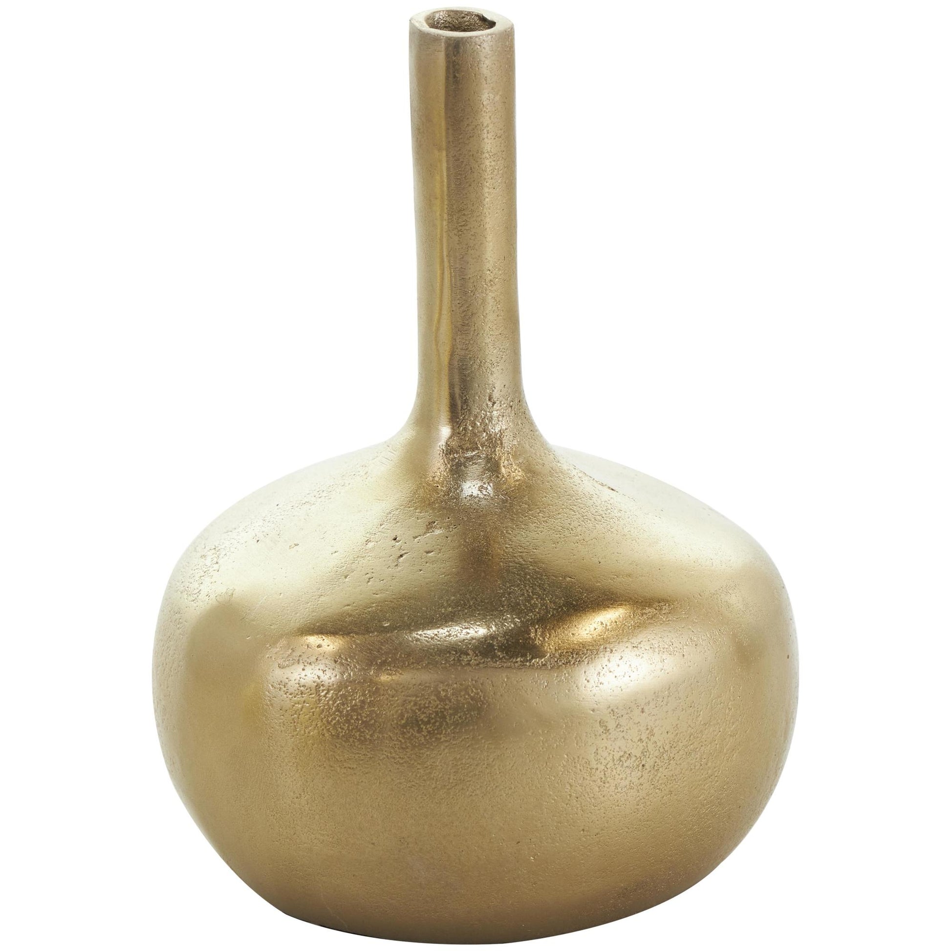 CosmoLiving by Cosmopolitan Set of 3 Aluminum Metal Decorative Vase with Varying Shapes