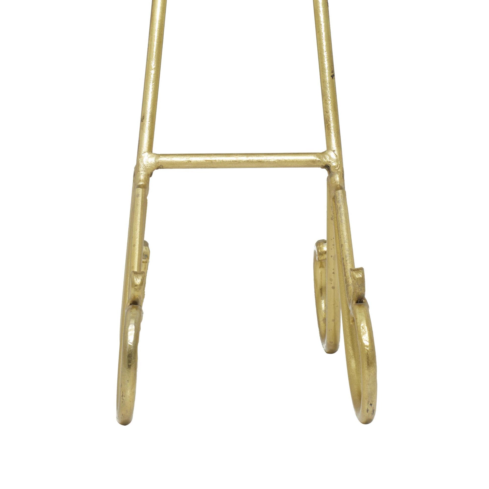 Set of 3 Scroll Multi Colored Metal Display Easel