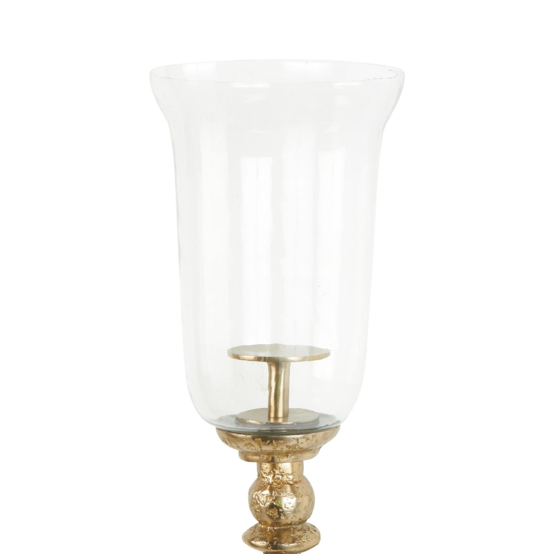 Set of 2 Geometric Gold Aluminum Metal Textured Indoor Outdoor Wall Sconce with Curved Shape