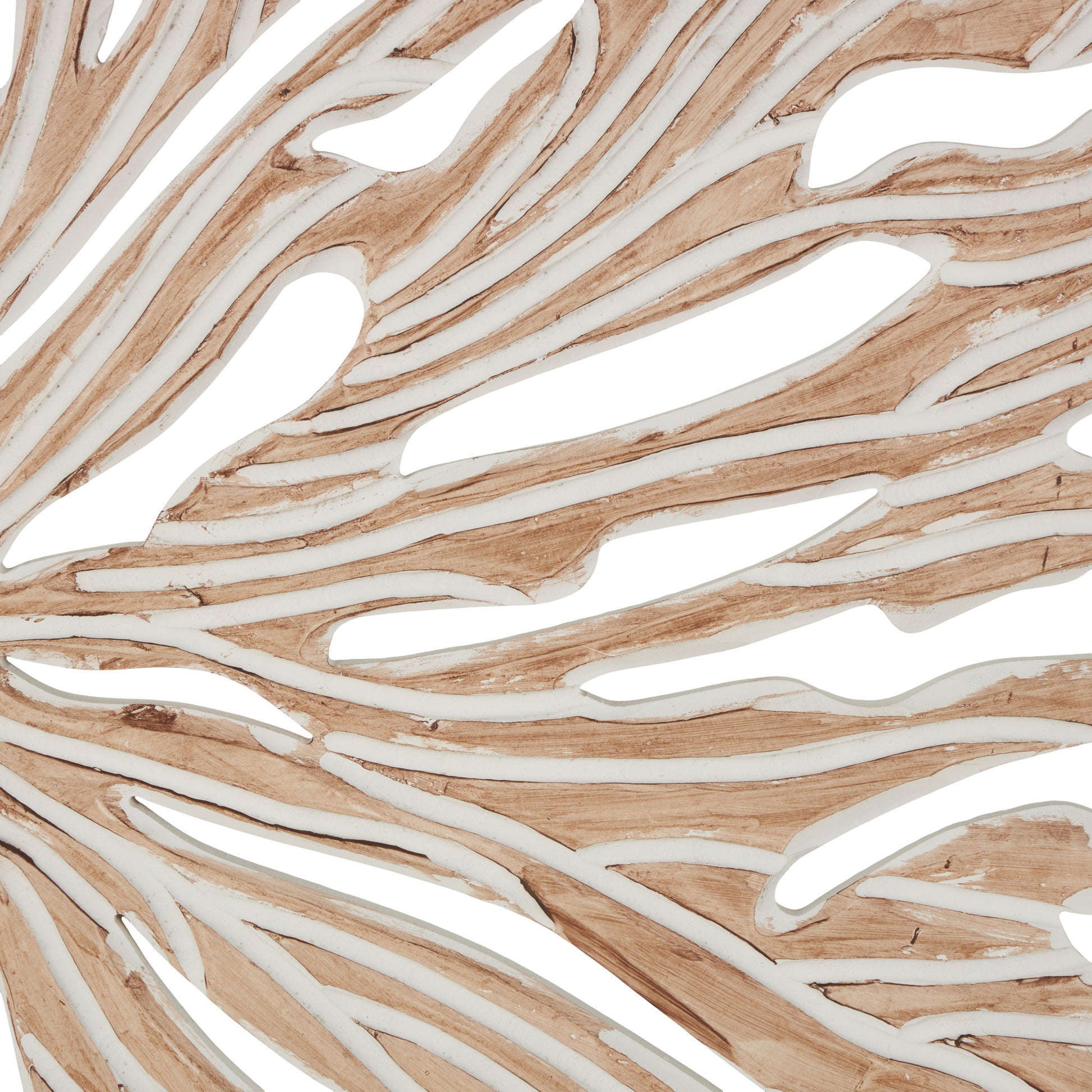 Starburst Beige Wooden Handmade Intricately Carved Home Wall Decor