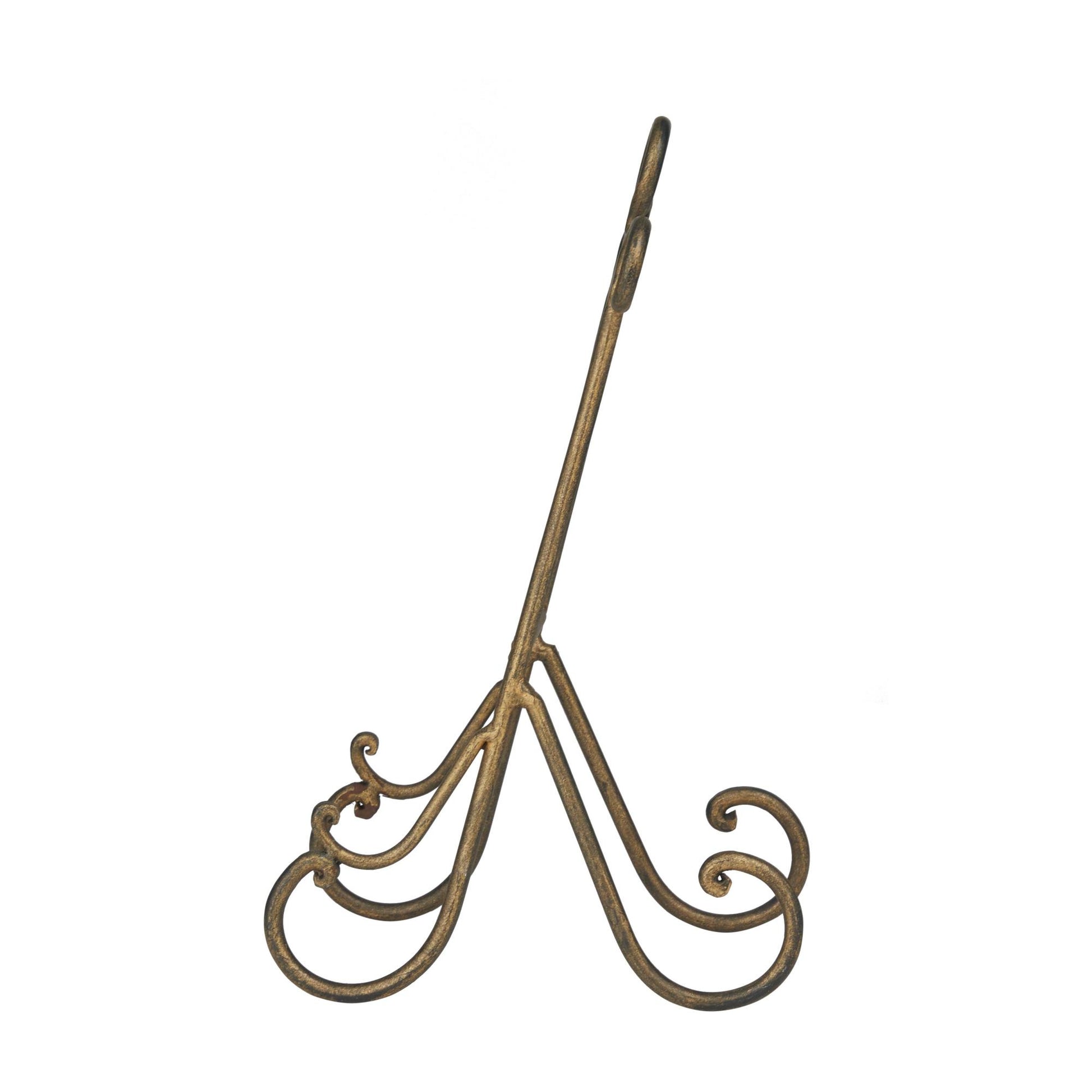 Metal Scroll Display Easel 10" x 19" x 13"