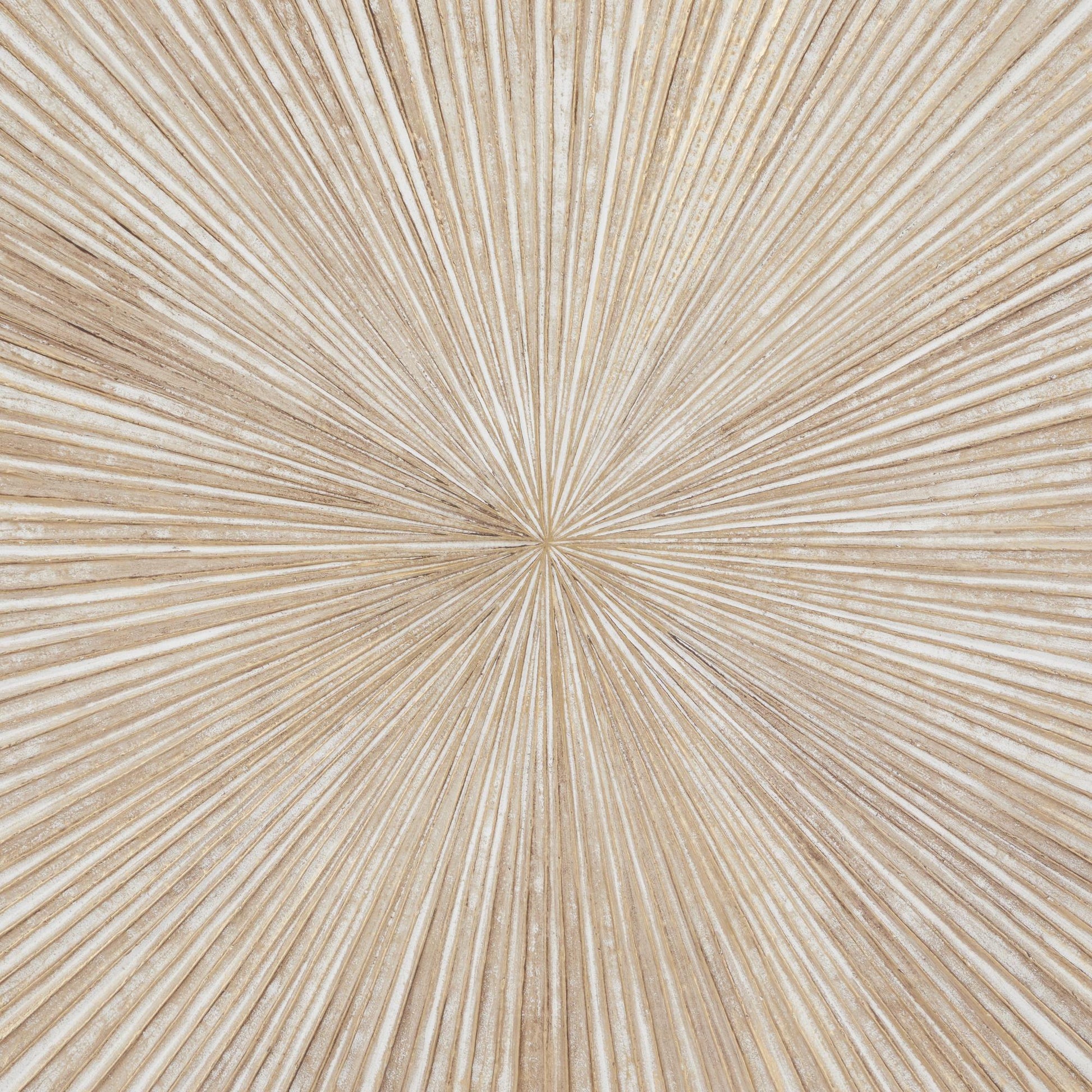 Starburst Brown Wood Handmade Carved Home Wall Decor