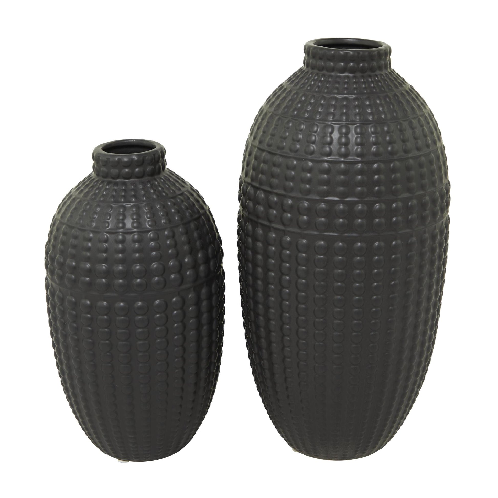 Set of 2 Ceramic Decorative Vase