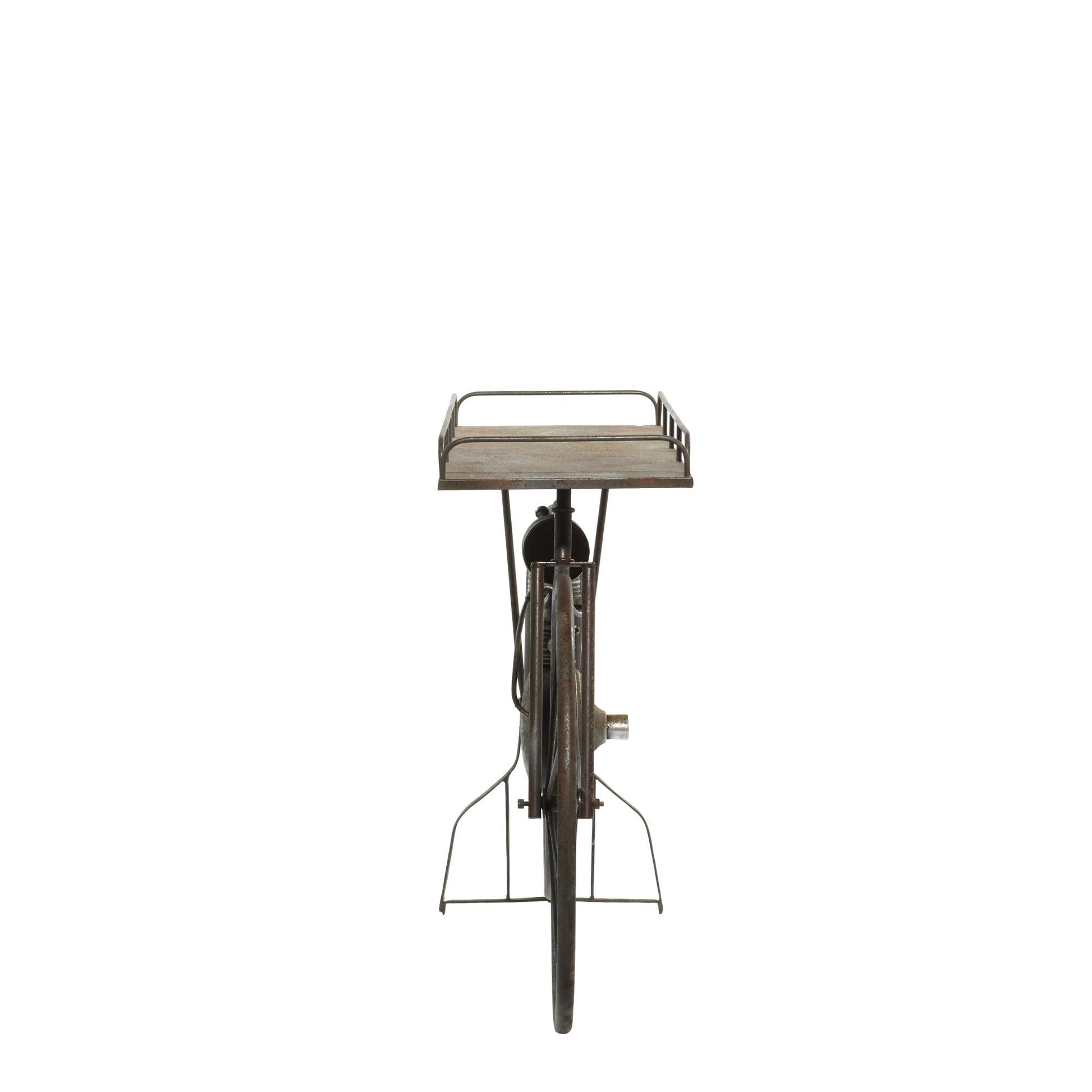 Bike Bronze Metal Weathered Vintage Indoor Outdoor Plantstand