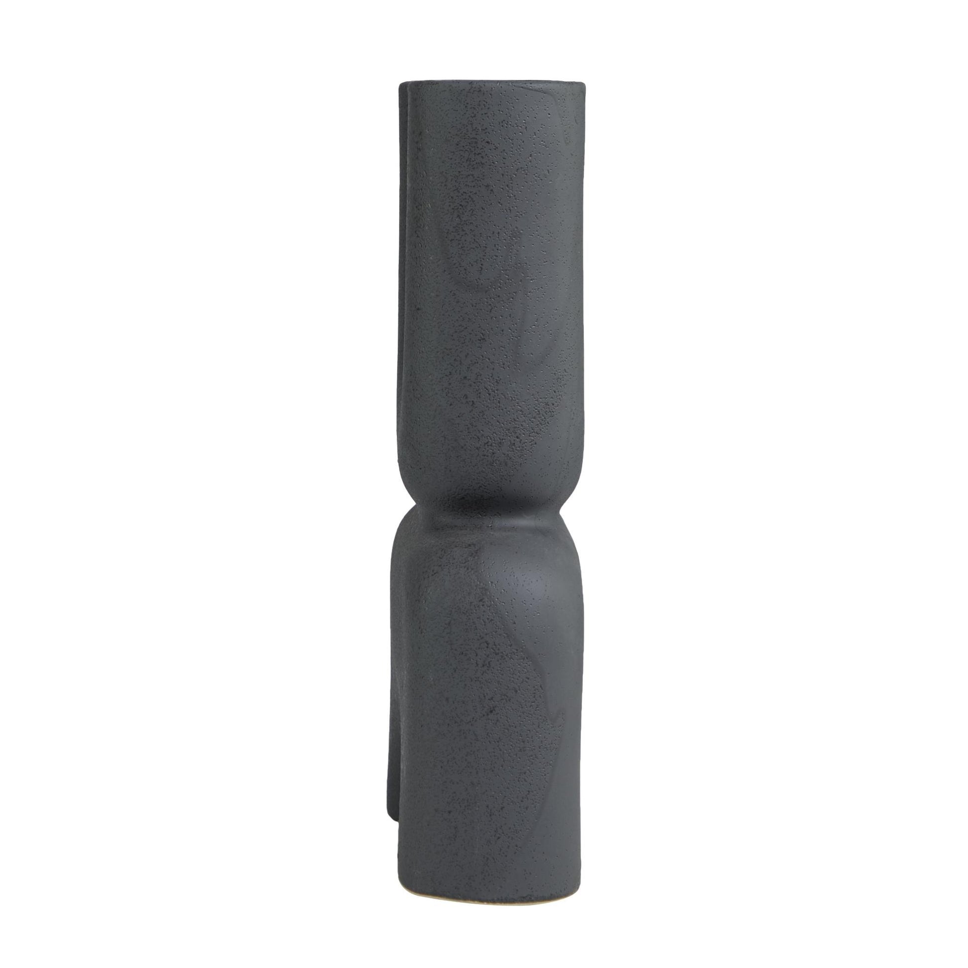 Abstract Ceramic U-Shaped Decorative Vase