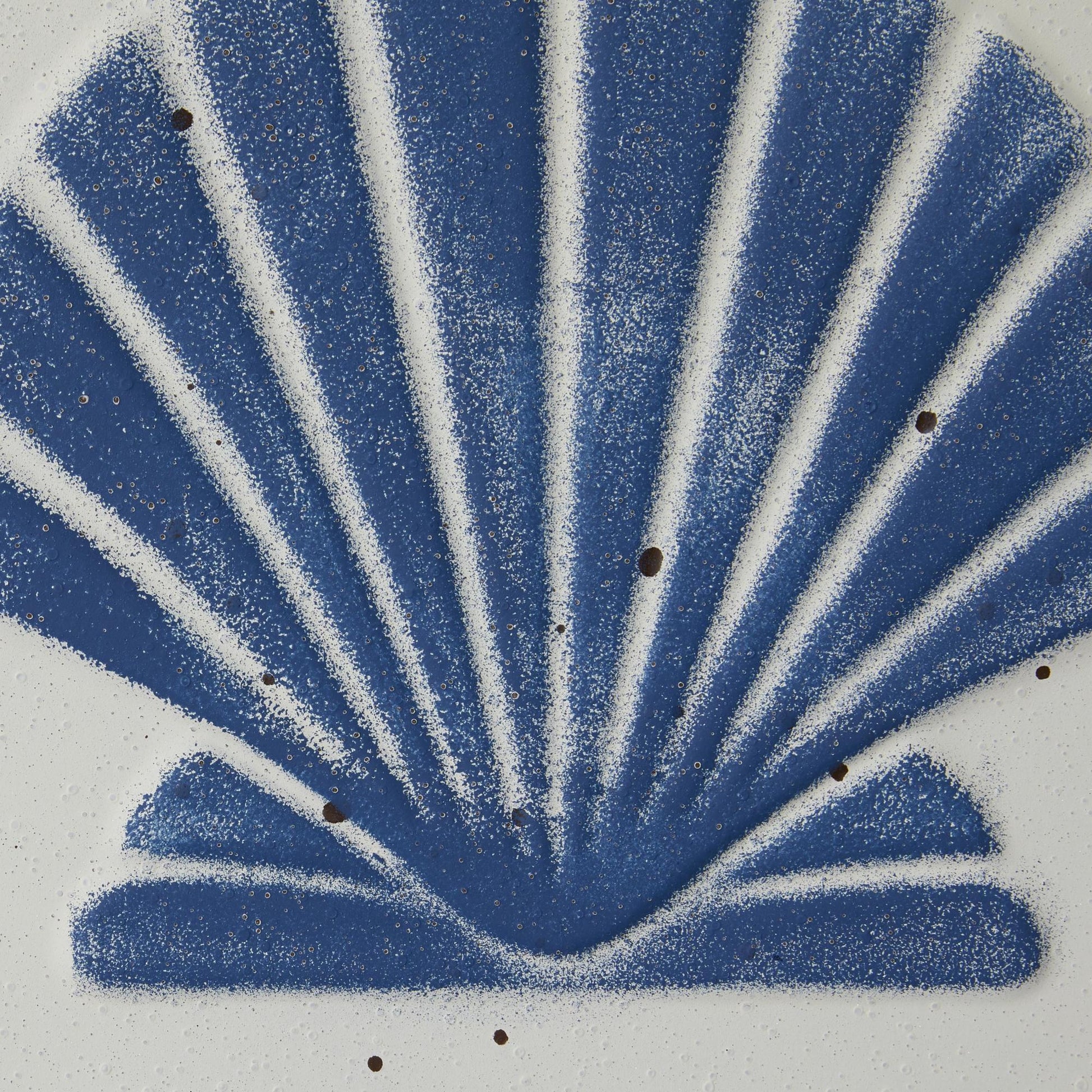 Set of 4 Sea Horse Metal Speckled Home Wall Decor with Starfish, Shell, and Coral Designs Set of 4 12"W, 12"H