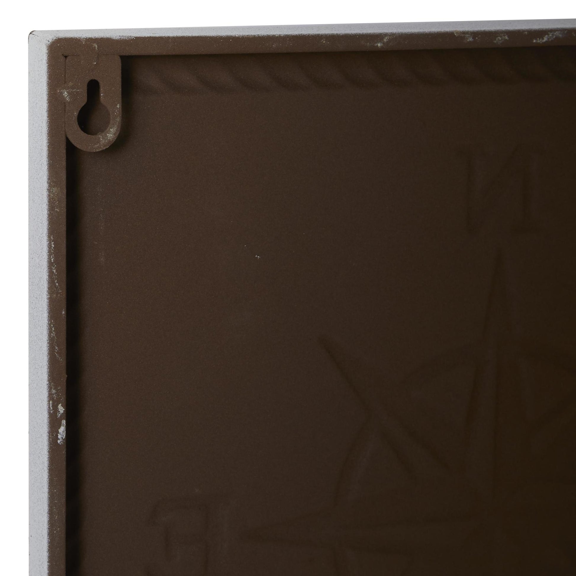 Set of 4 Sea Horse Metal Speckled Home Wall Decor with Starfish, Shell, and Coral Designs Set of 4 12"W, 12"H