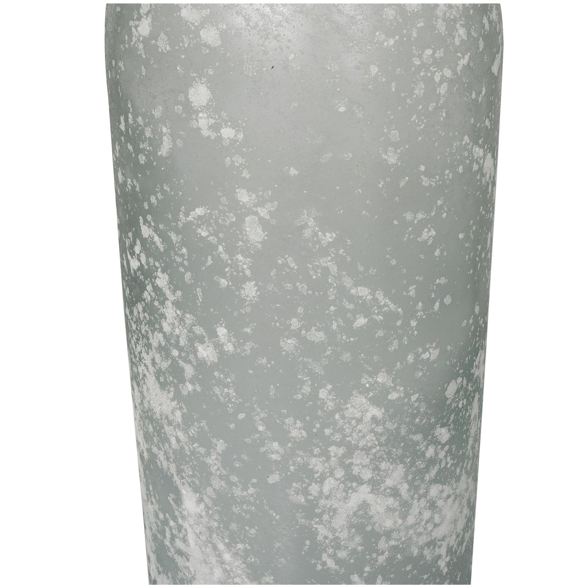 Recycled Glass Handmade Tall Spanish Bottleneck Decorative Vase 7" x 7" x 30"