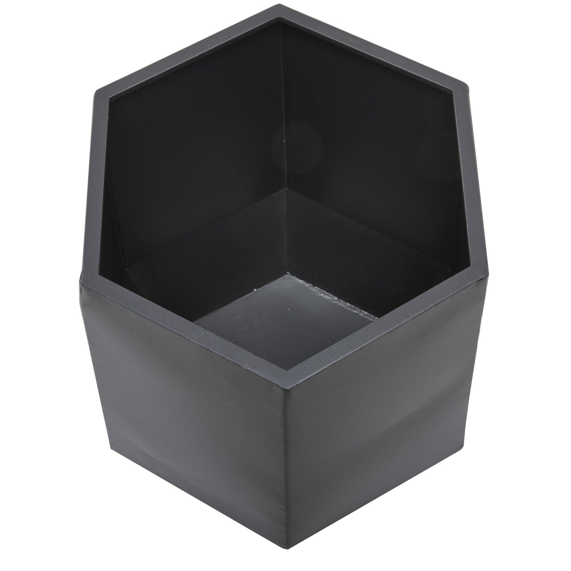 CosmoLiving by Cosmopolitan Set of 3 Metal Indoor Outdoor Planter
