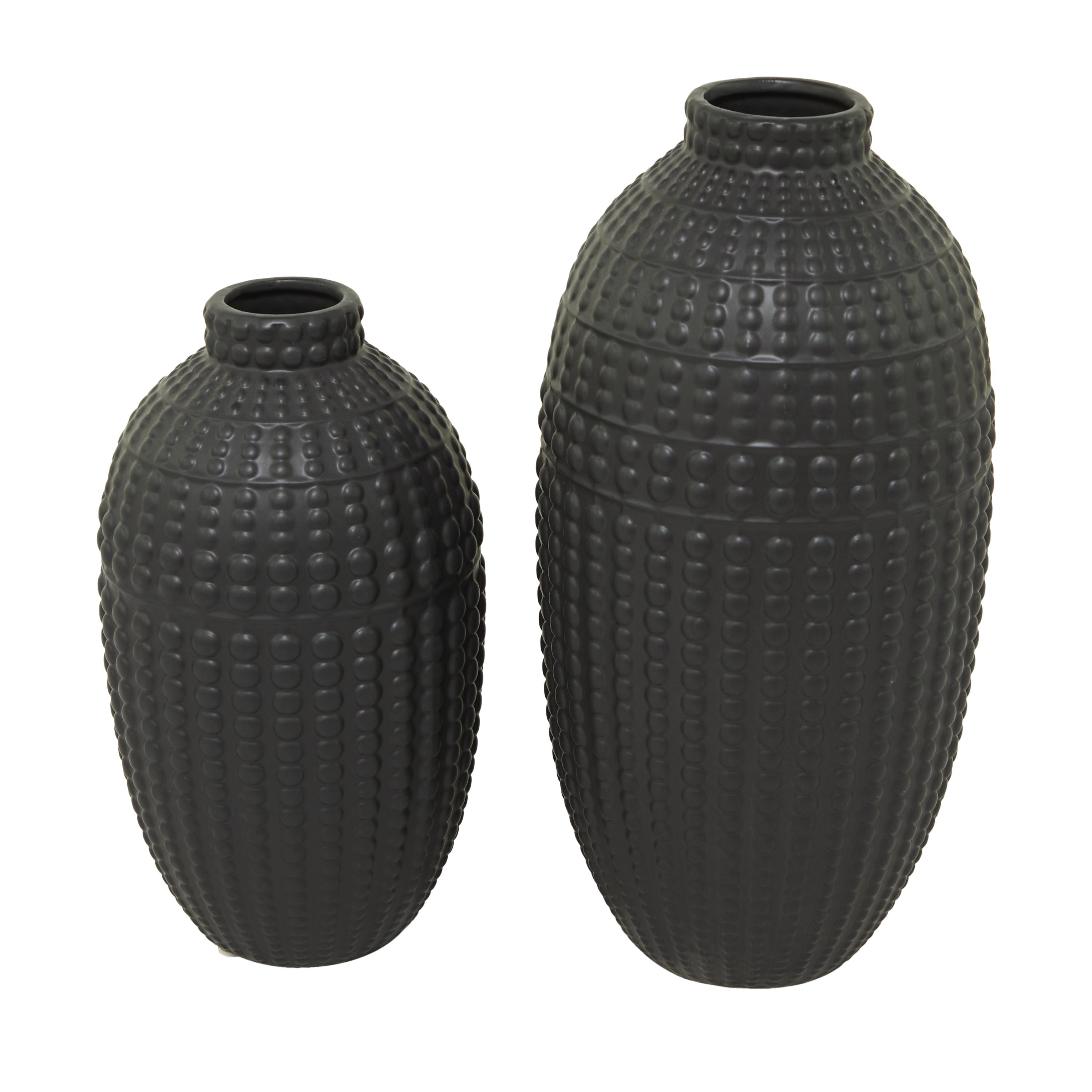 Set of 2 Ceramic Decorative Vase