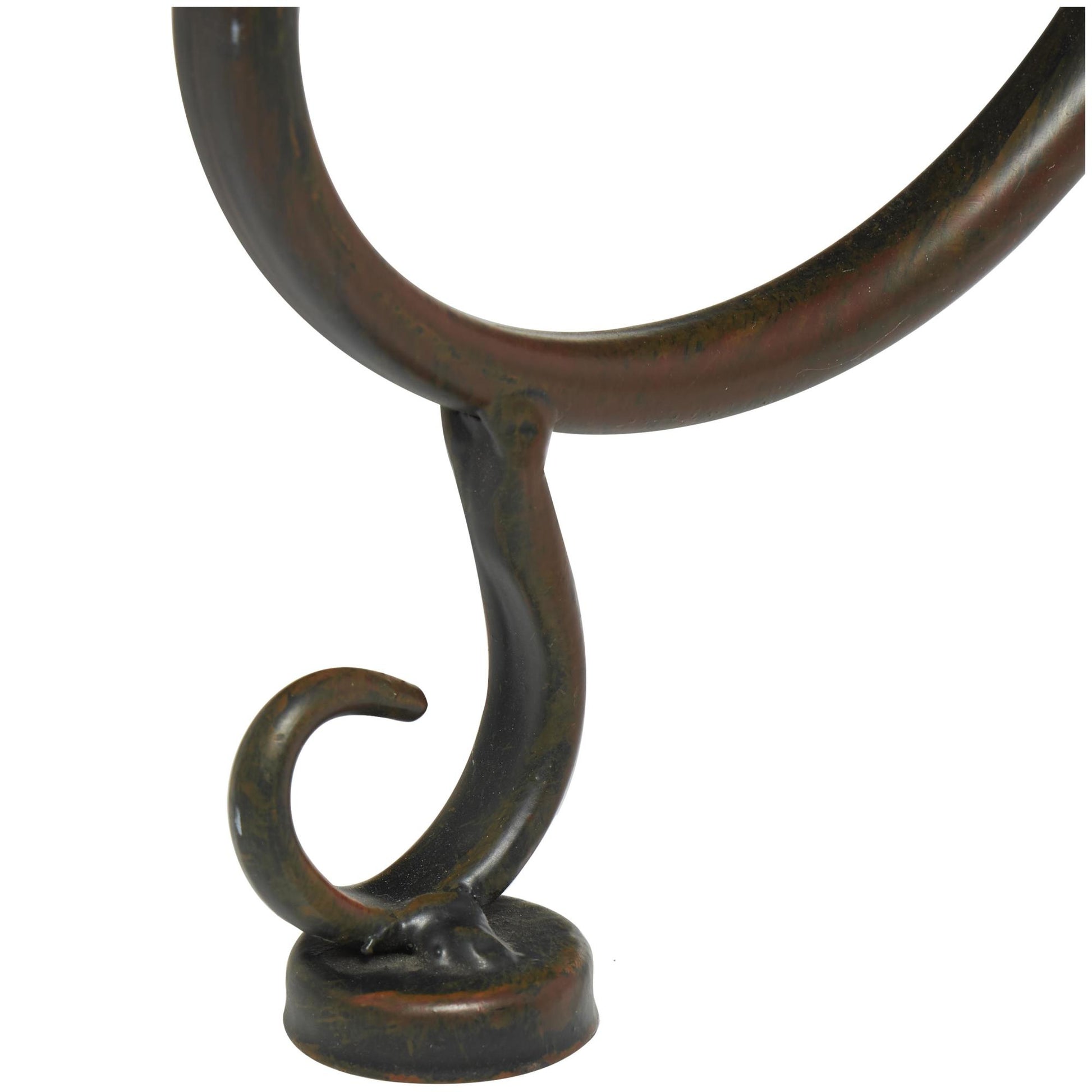 Scroll Black Wood Closet Quilt Rack