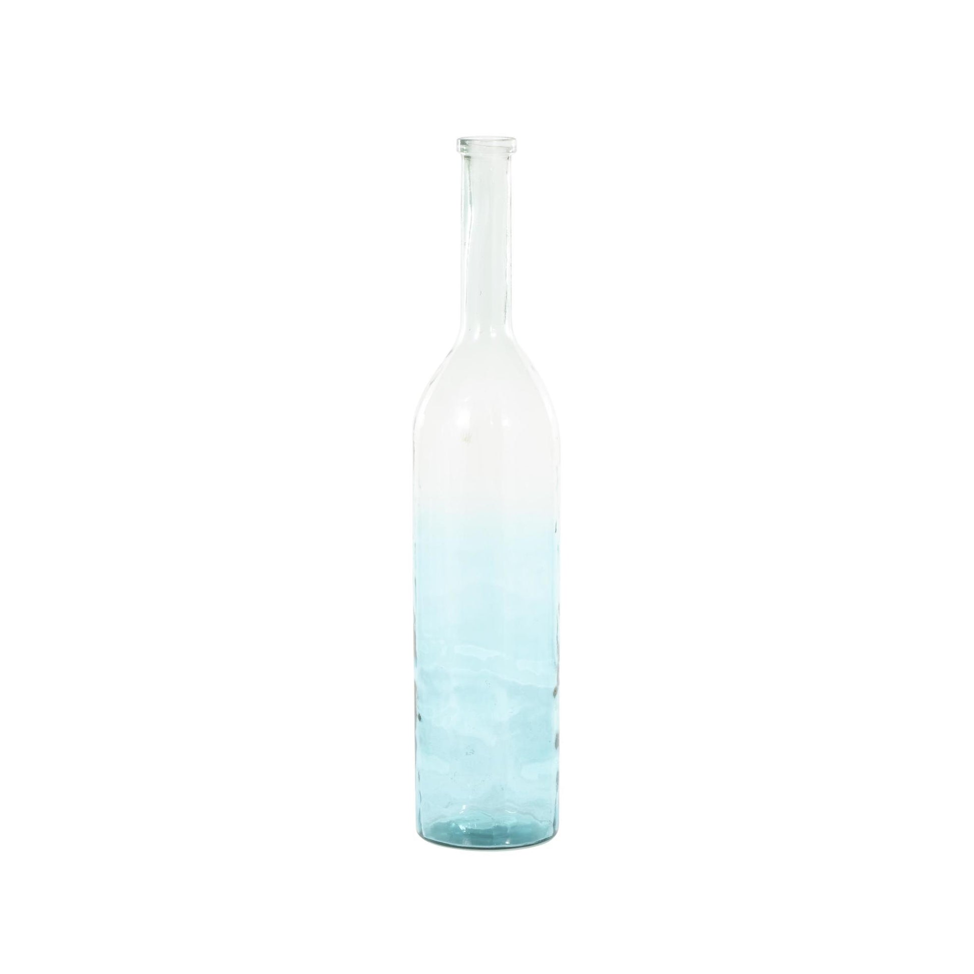 Recycled Glass Handmade Spanish Decorative Vase 8" x 8" x 40"