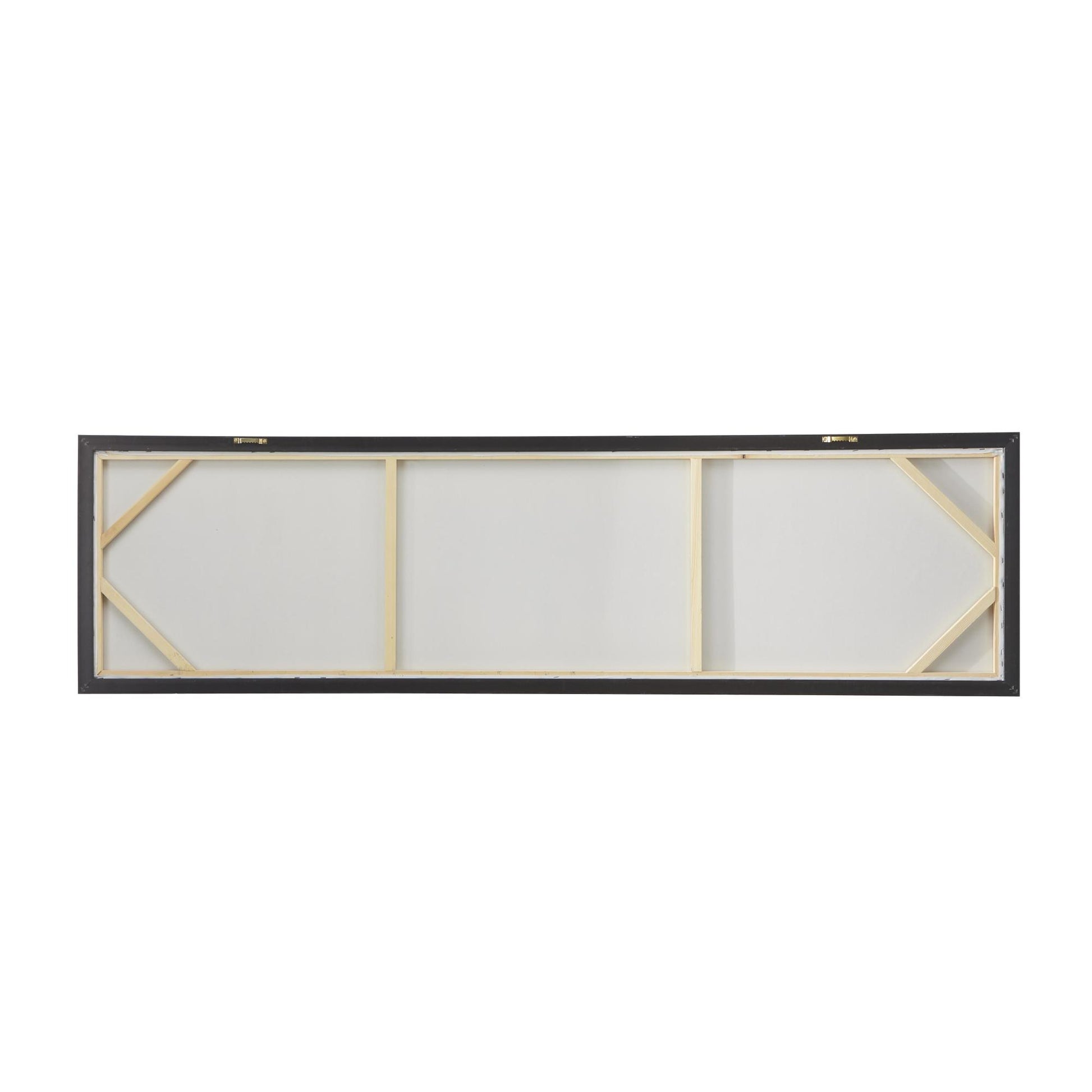 Abstract Gray Canvas Living Room Framed Wall Art with Silver Frame