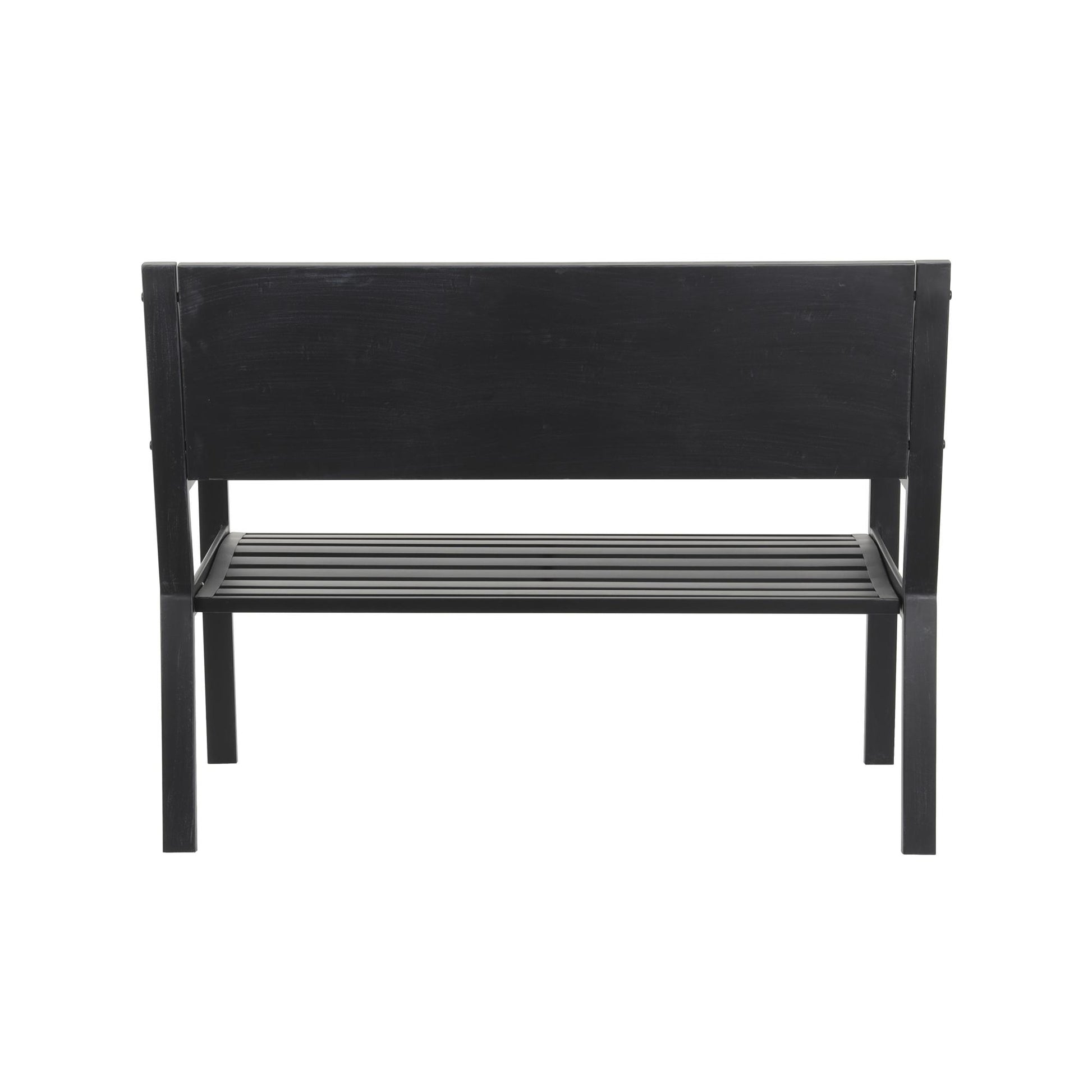 Metal Mosaic Floral and Scroll Patio Outdoor Bench with Orange and Blue Patterns 47" x 22" x 36"